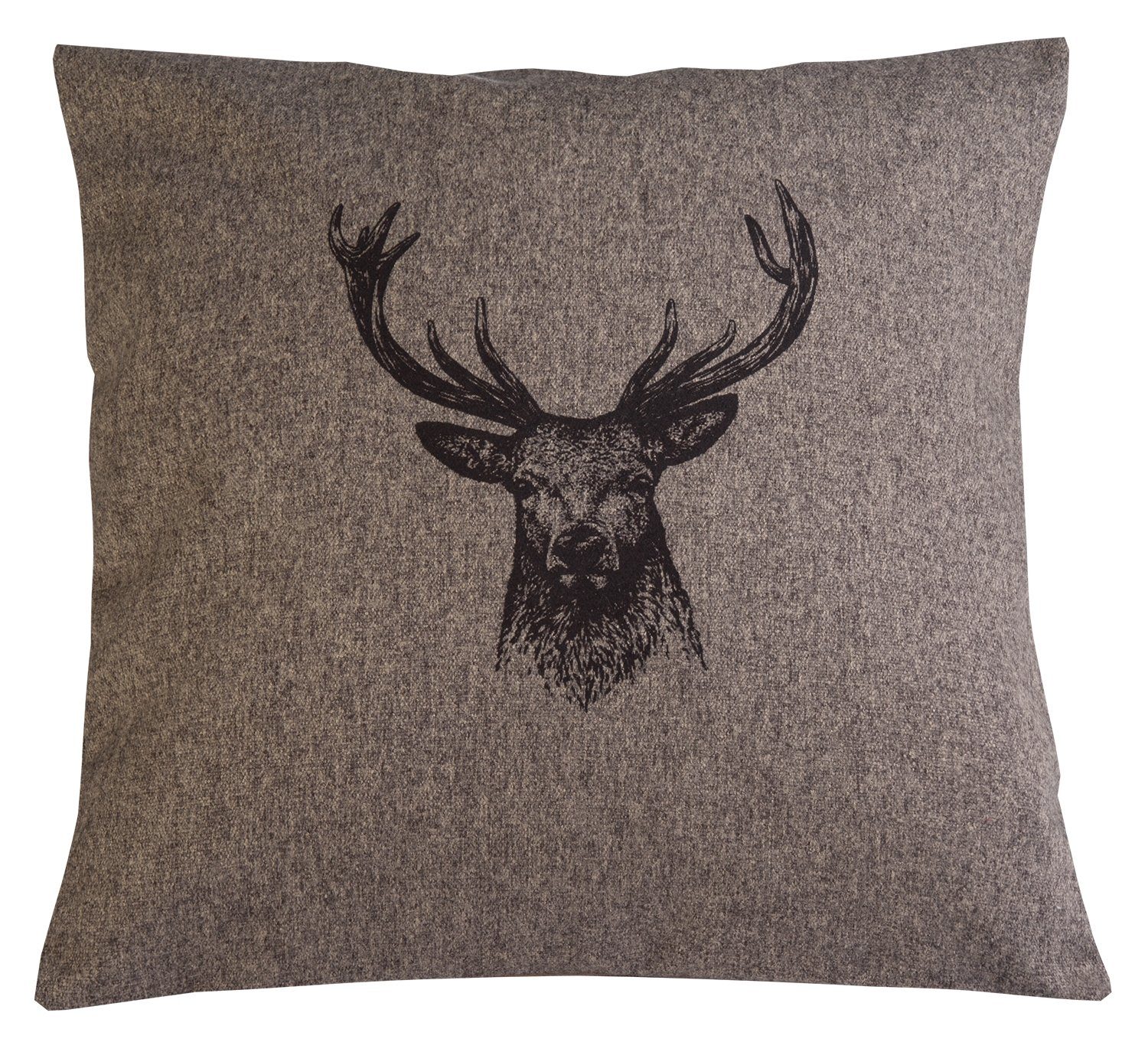 Kissenhülle TROPHY, Braun, Motiv, Kunstfaser, 40 x 40 cm, (1 Stück) günstig online kaufen