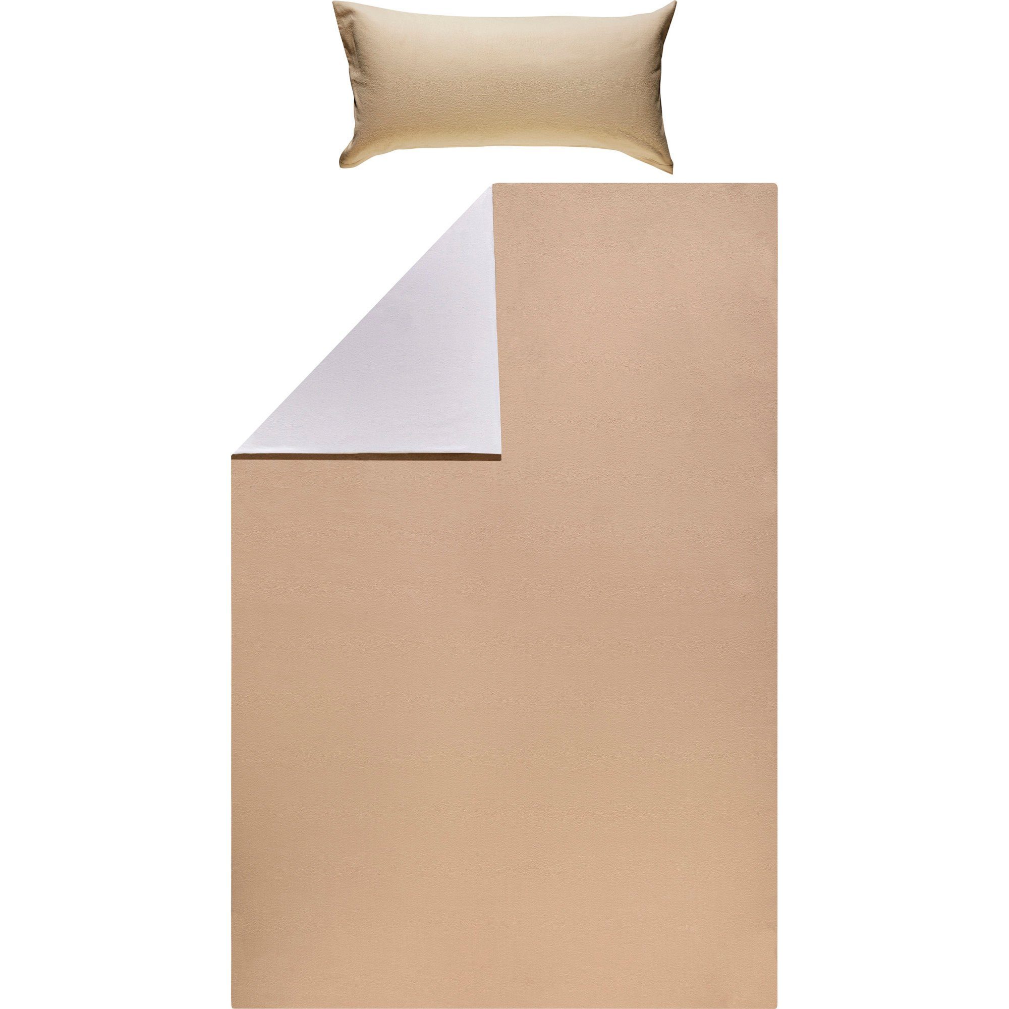 REDBEST Bettwäsche Wendebettwäsche, Biber, Blumen günstig online kaufen