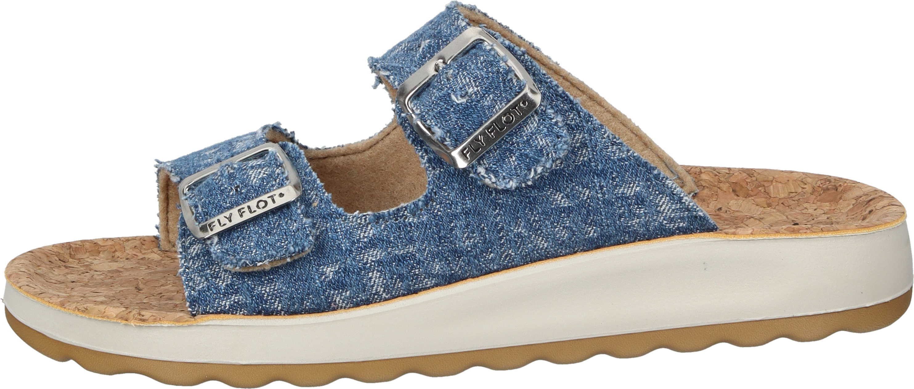 Fly Flot Pantoletten Pantolette aus Textil günstig online kaufen