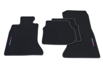 teileplus24 Auto-Fußmatten F654 Velours Fußmatten kompatibel mit BMW 5er LCI F10 F11 2013-2017