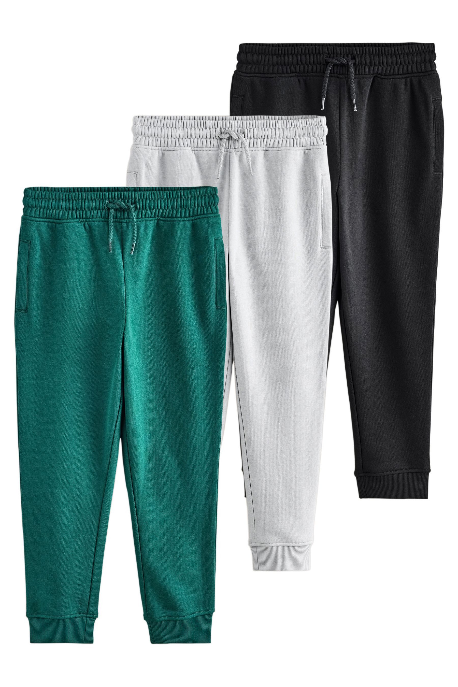 Next Jogginghose Slim-Fit-Jogginghosen (3-16 Jahre), 3er-Pack (3-tlg)