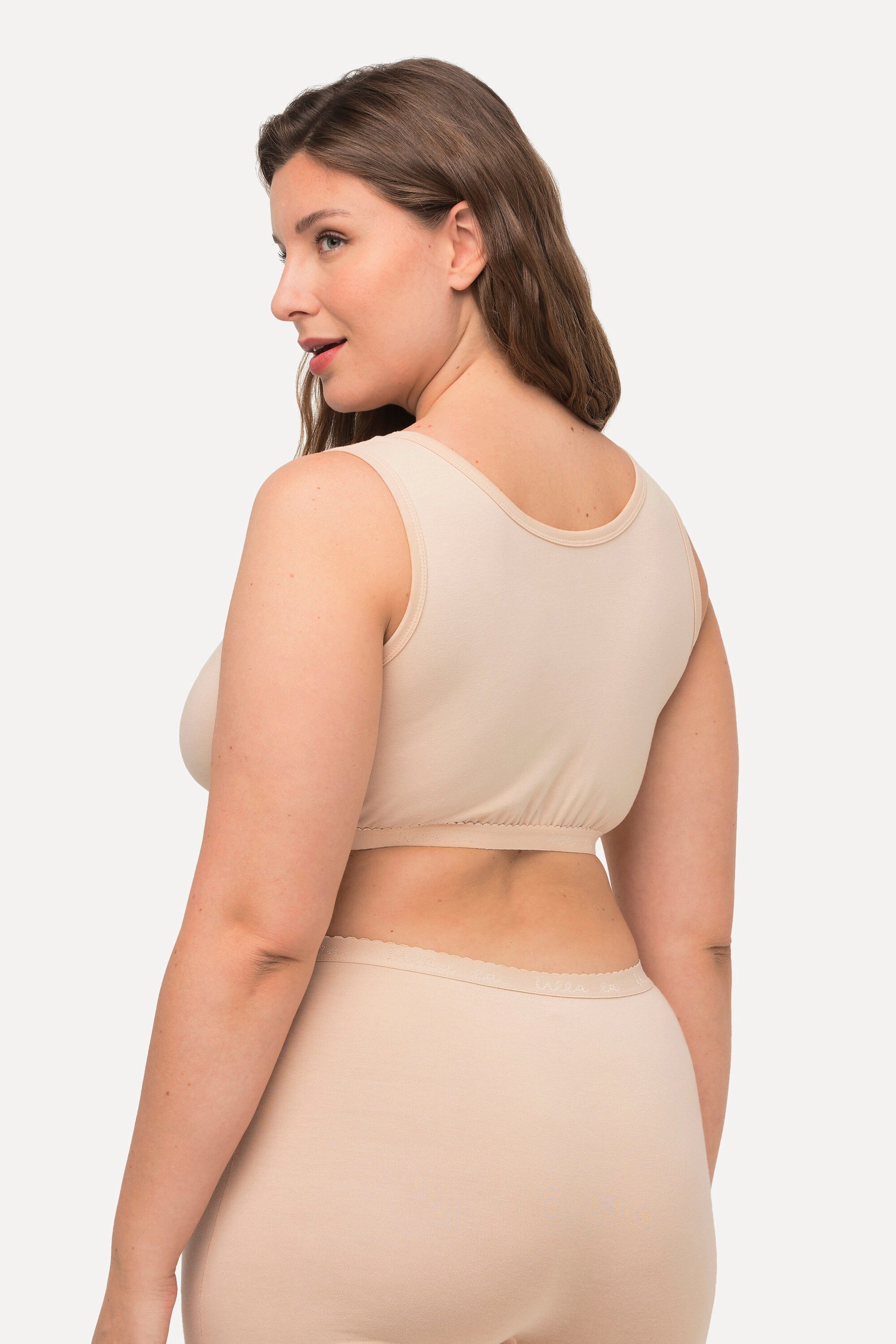 Ulla Popken Bustier Bustier Schlupfform ohne Bügel OEKO-TEX