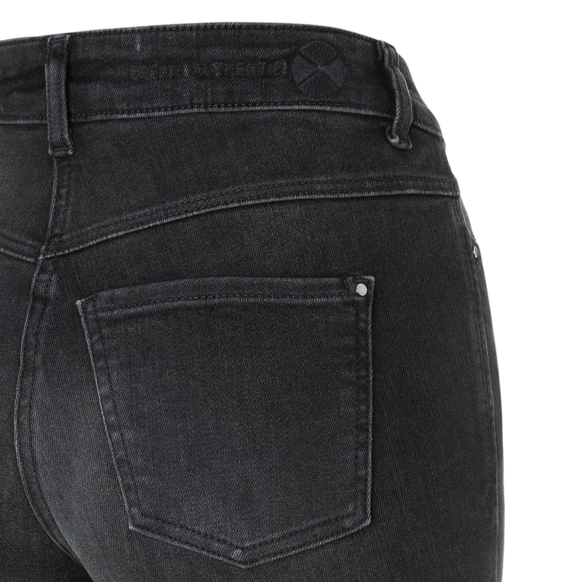 Fit 5-Pocket-Jeans DREAM Damen black BOOT Jeans Slim (1-tlg) MAC Bootcut (85)