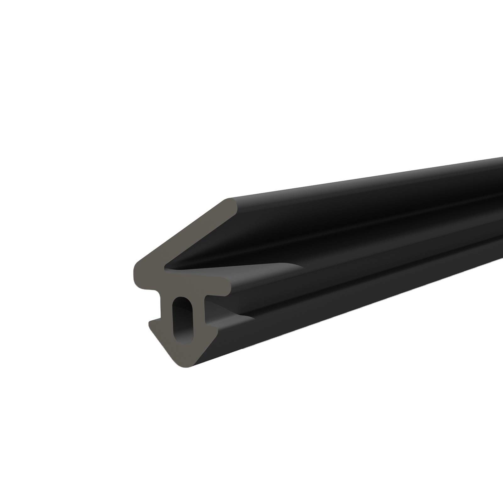 Türdichtband DQ-PP Fensterdichtung, Schwarz, 20 Meter, PVC Fenster, Gummidichtug