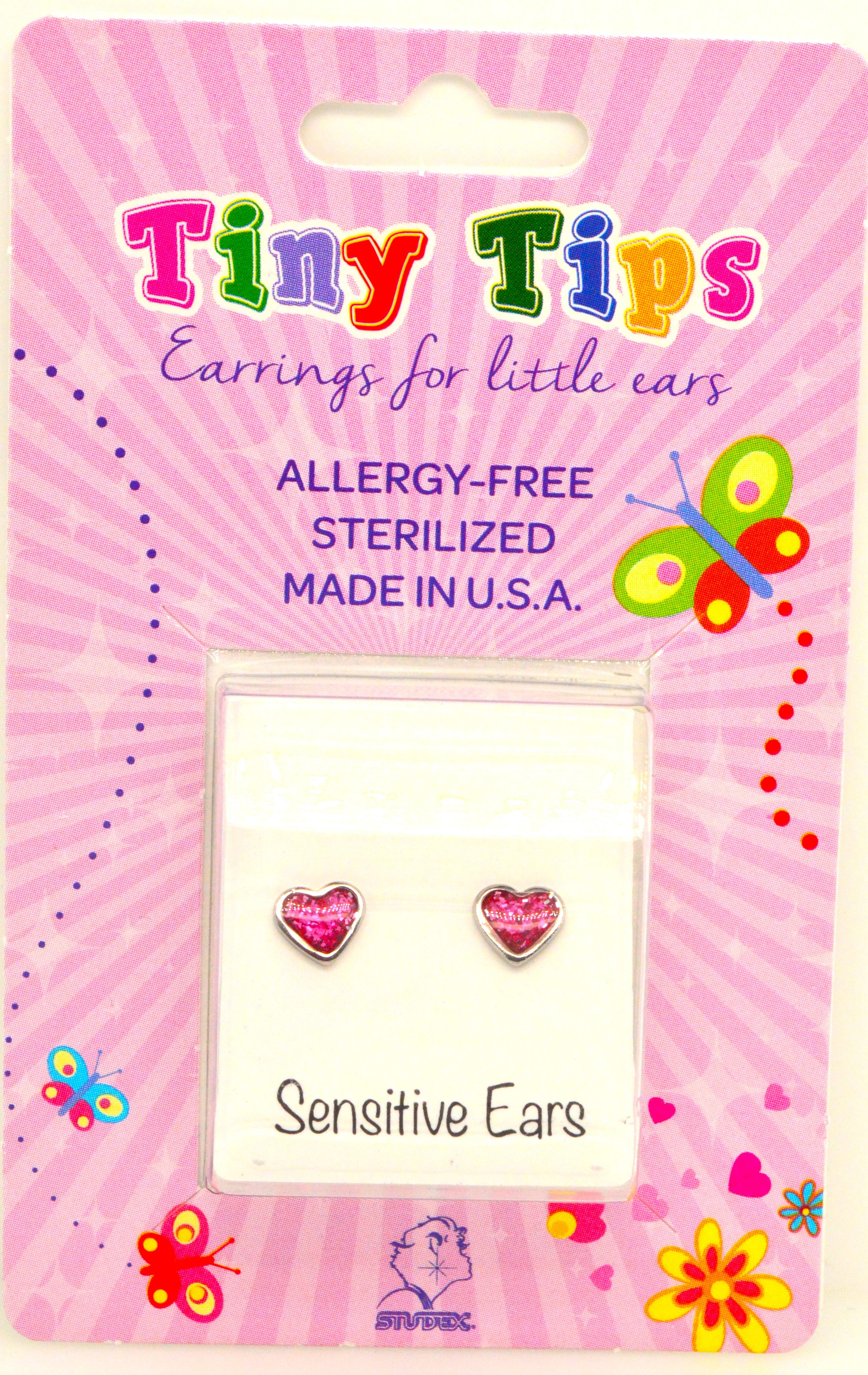 Studex Paar Ohrstecker Studex Sensitive Tiny Tips Steriler Nachfolgeohrschmuck Kids