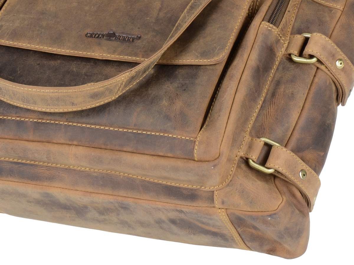 langen Shopper Schlaufen Handtasche, Vintage, used Greenburry braun, Schultertasche, Look, mit