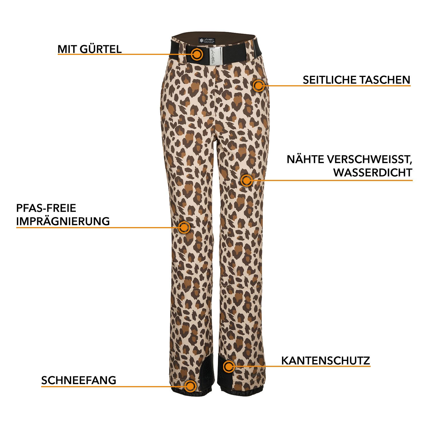 Killtec Skianzug Damen Leo Skijacke + Skihose, Schneefang - Wassersäule von 10.000 mm - verschweißte Nähte – Bild 4 von 5