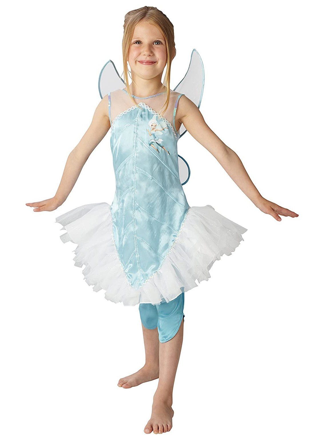 Rubie´s Kostüm »Disney's Tinkerbell Periwinkle Kostüm für Kinder«,  Hellblaues Schlauchkleid der Zwillingsschwester von Tinkerbell