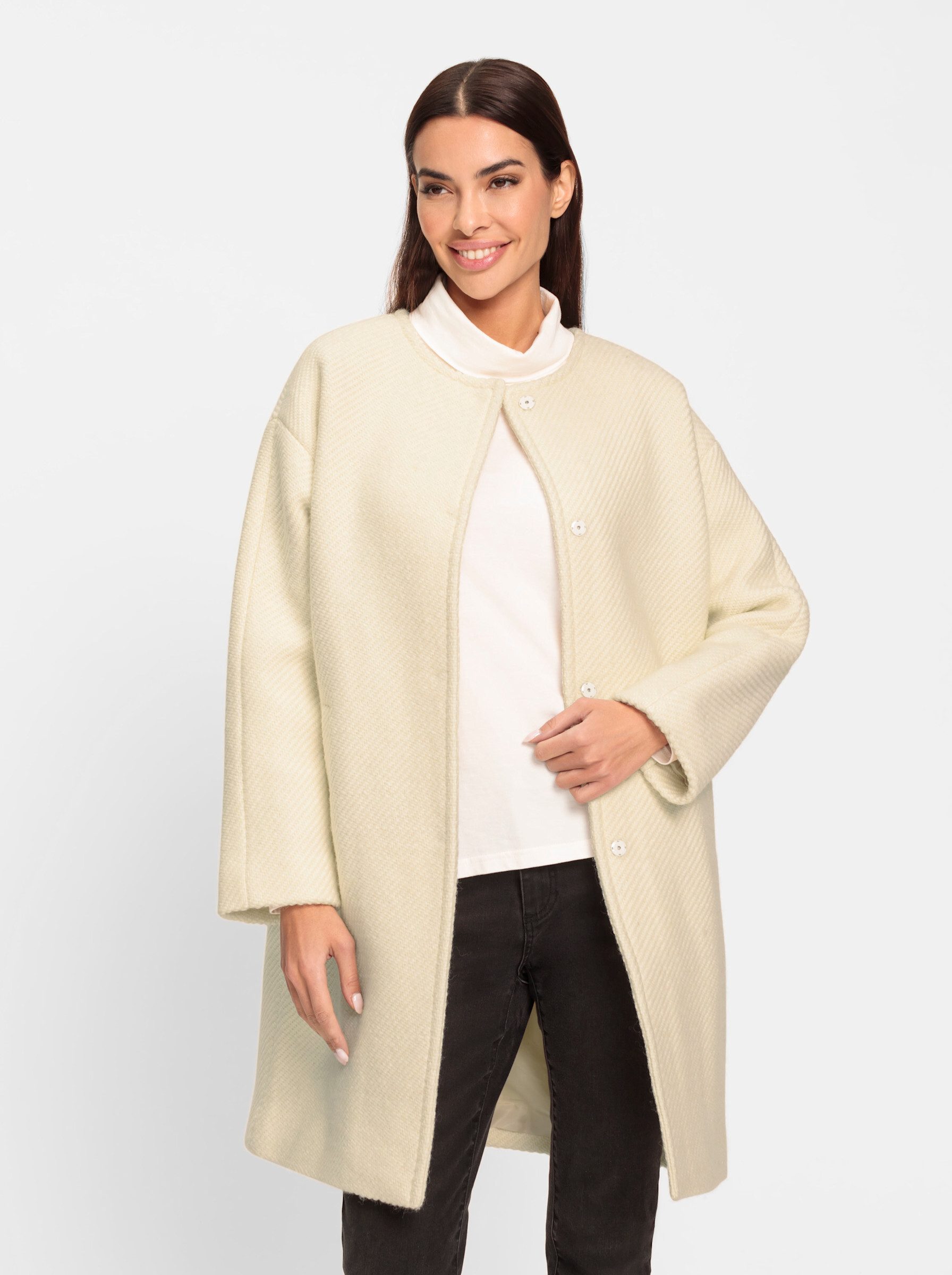 heine Langmantel Wollmantel . günstig online kaufen