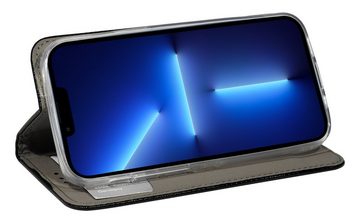 COFI 1453 Handyhülle Smart Magnet Hülle für Samsung Galaxy S23 FE Schwarz