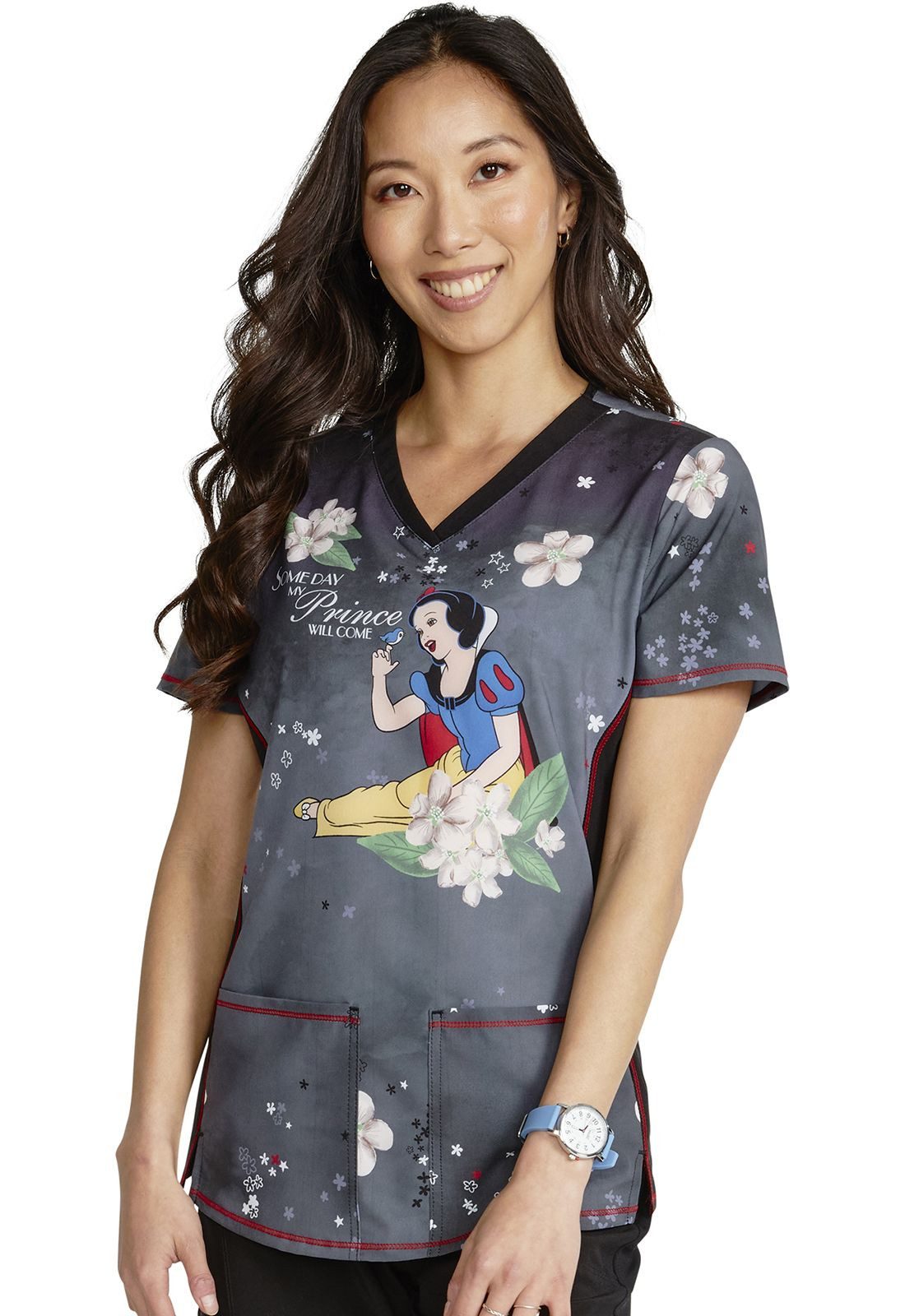 Cherokee Funktionsbluse Bund bedruckter Damen Kasack " Someday my " Kasack mit Motiv