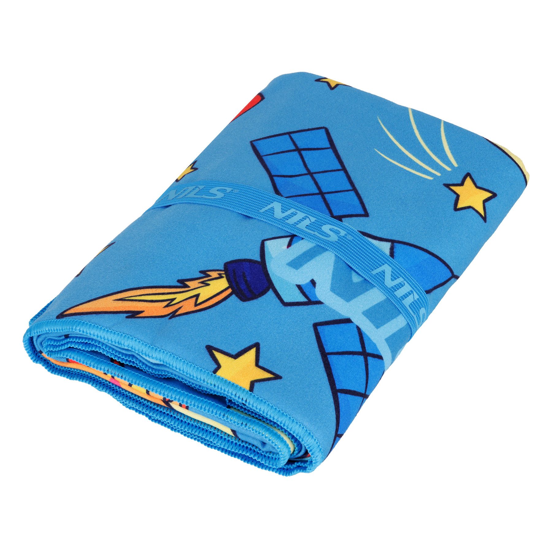 Nils Handtuch Mikrofaserhandtuch Campinghandtuch Strandtuch Kindermotiv 160x80cm, Schnell trocknend