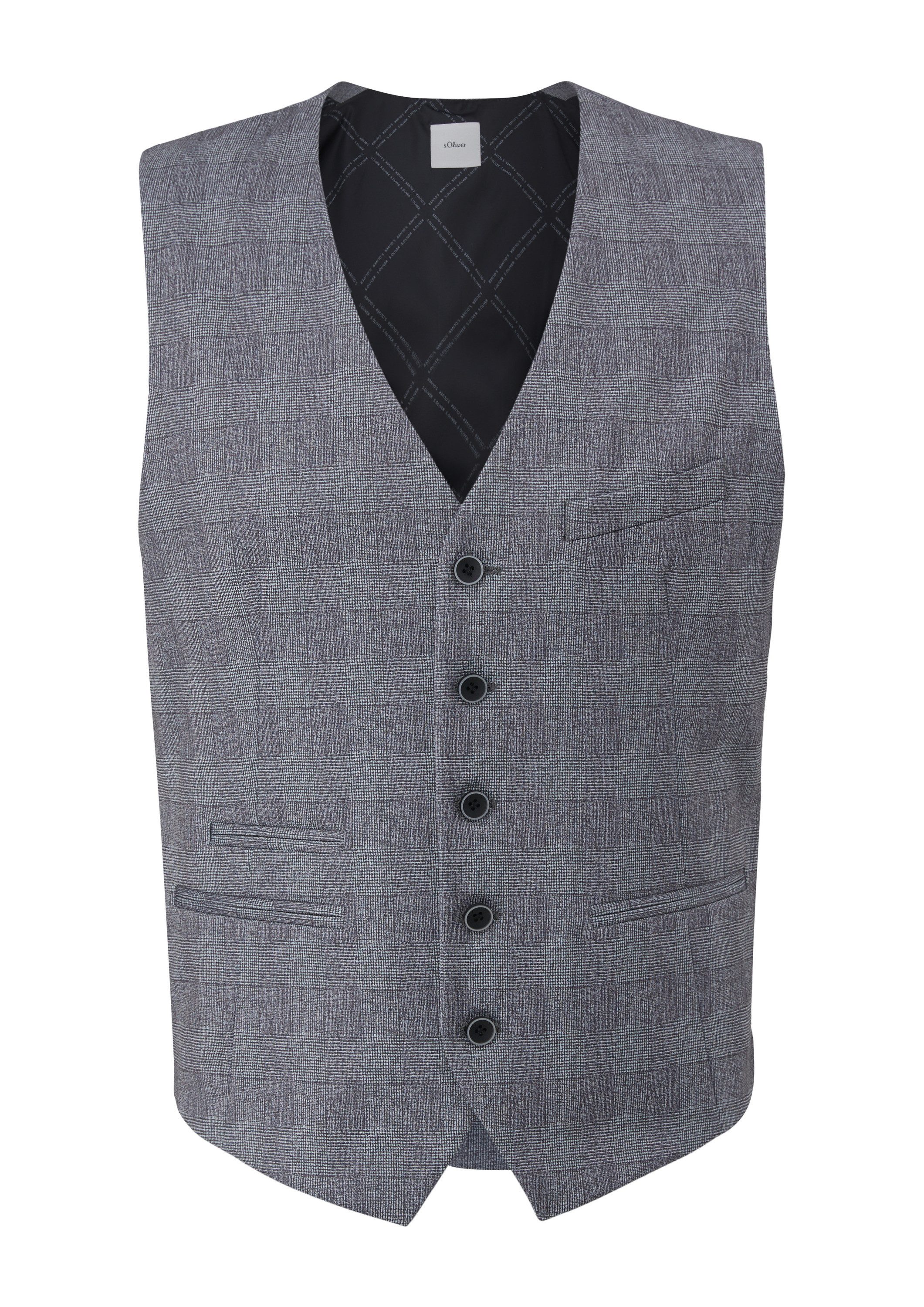 s.Oliver Jackenblazer Indoor-Weste S.ONICE Weste aus Interlockjersey günstig online kaufen