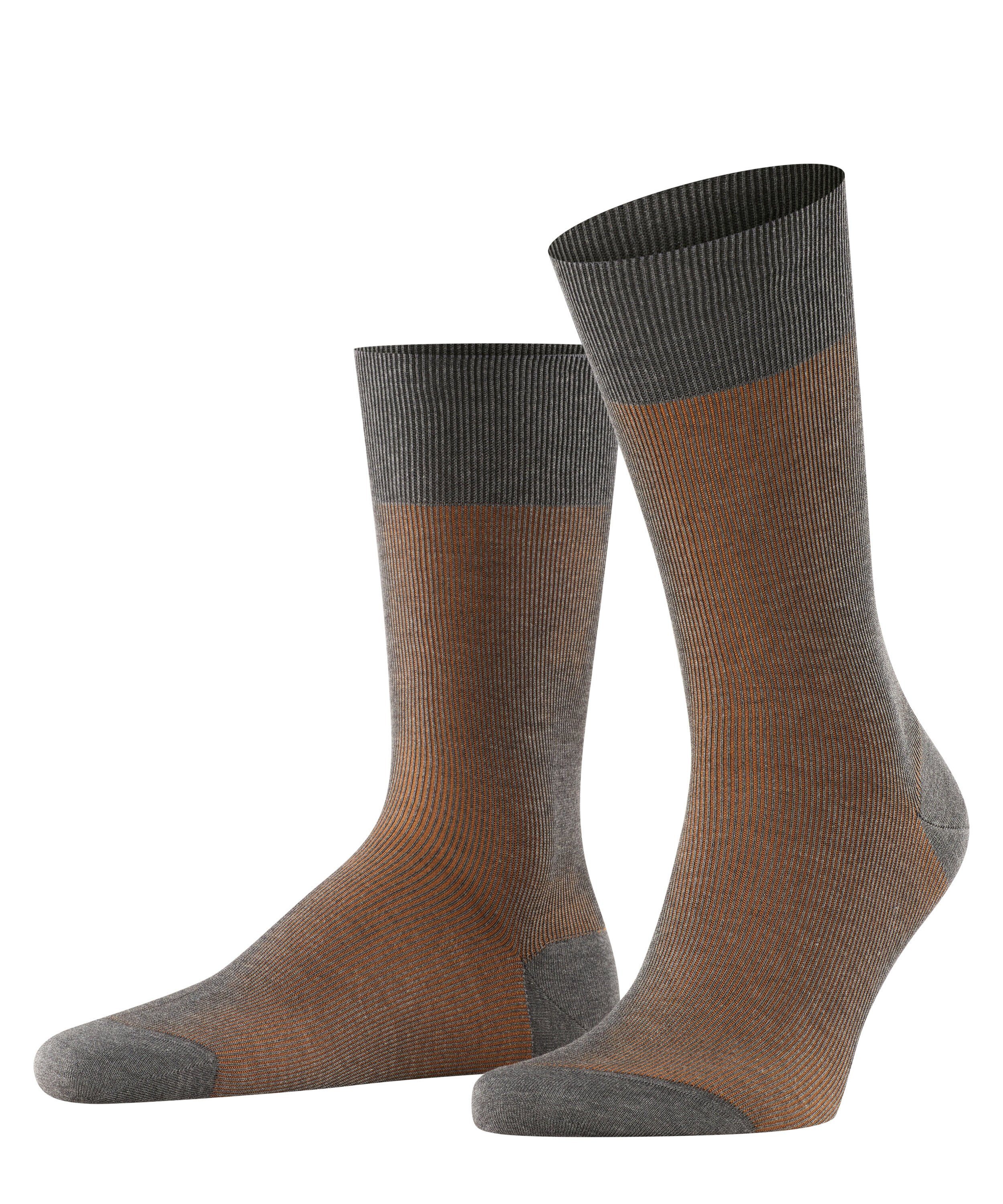 FALKE Socken Fine Shadow (1-Paar) grey-melan (3560)