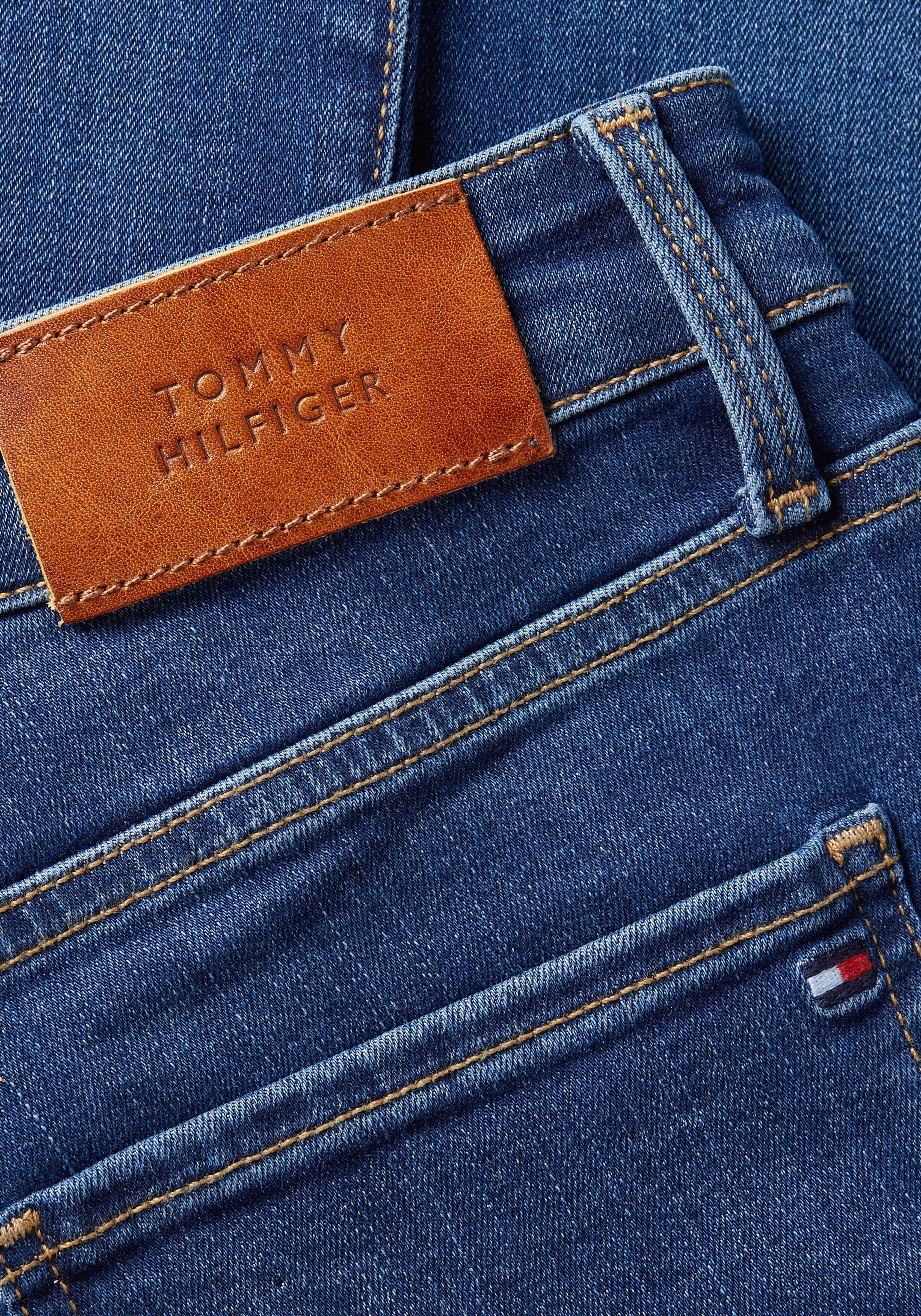 Tommy Hilfiger Skinny-fit-Jeans TH HW FLEX U Waschung HARLEM KAI mid blauer blue SKINNY in