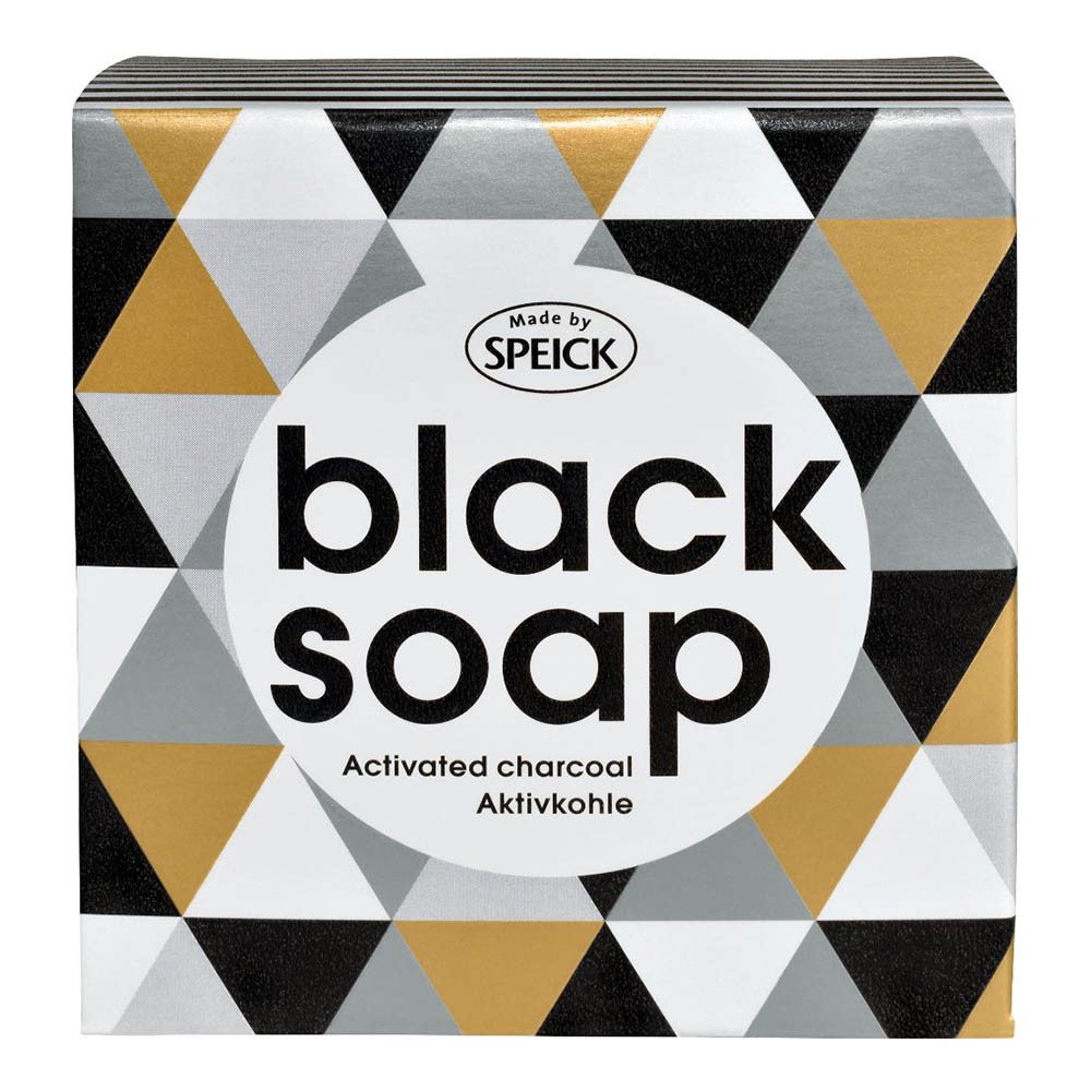 Speick Naturkosmetik GmbH & Co. KG Feste Duschseife Black Soap - Aktivkohle 100g