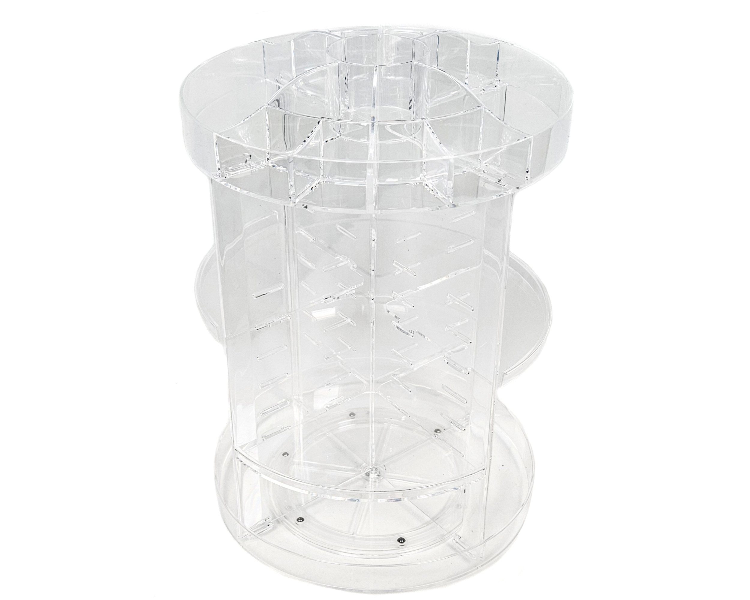 Yudu Schmuckständer Acryl MakeUp Kosmetik Aufbewahrung 360° drehbarer platz günstig online kaufen