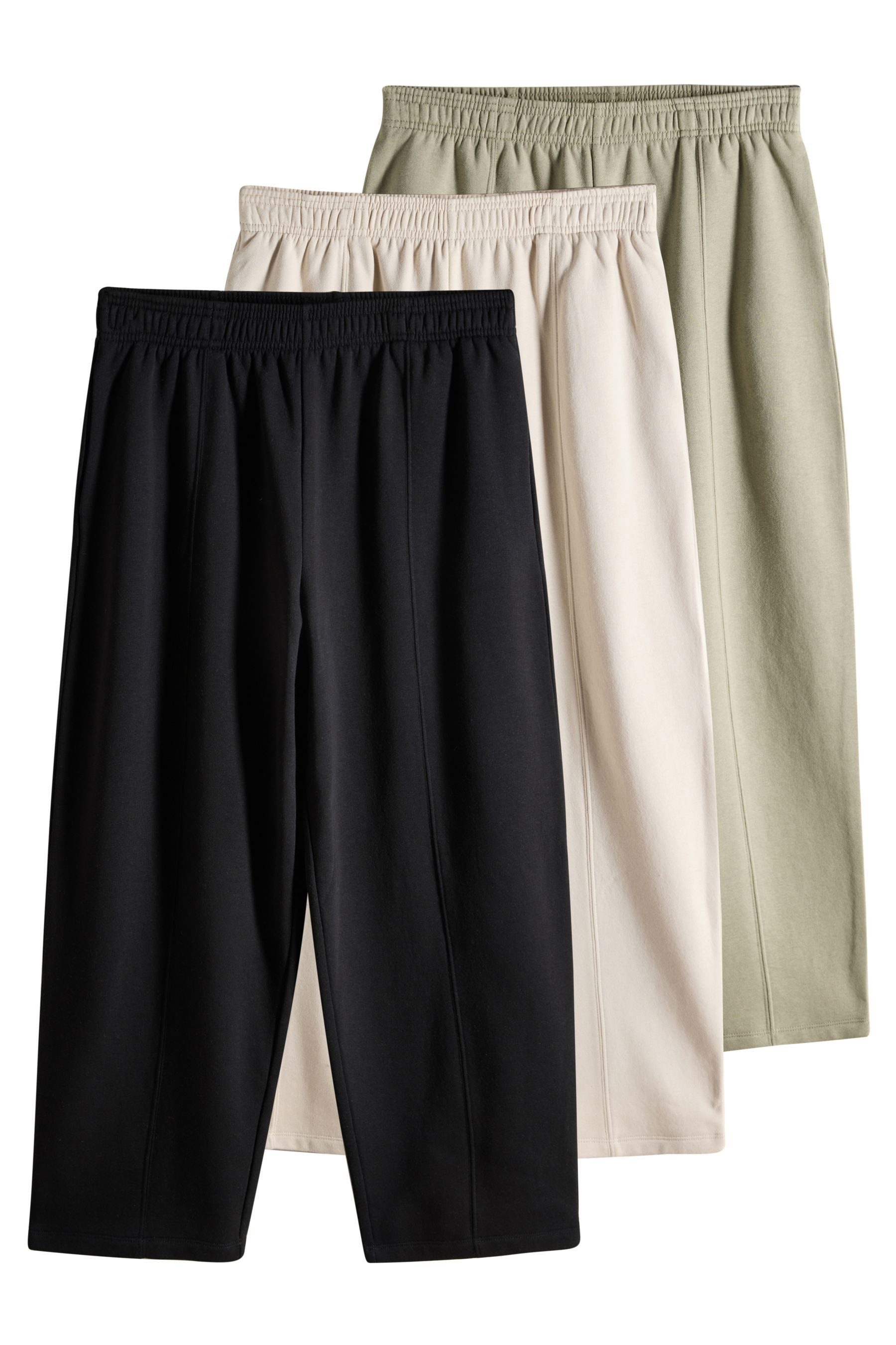 The Set Jogginghose 3er-Pack The Set Jogginghosen mit Barrel-Bein (3-tlg) günstig online kaufen