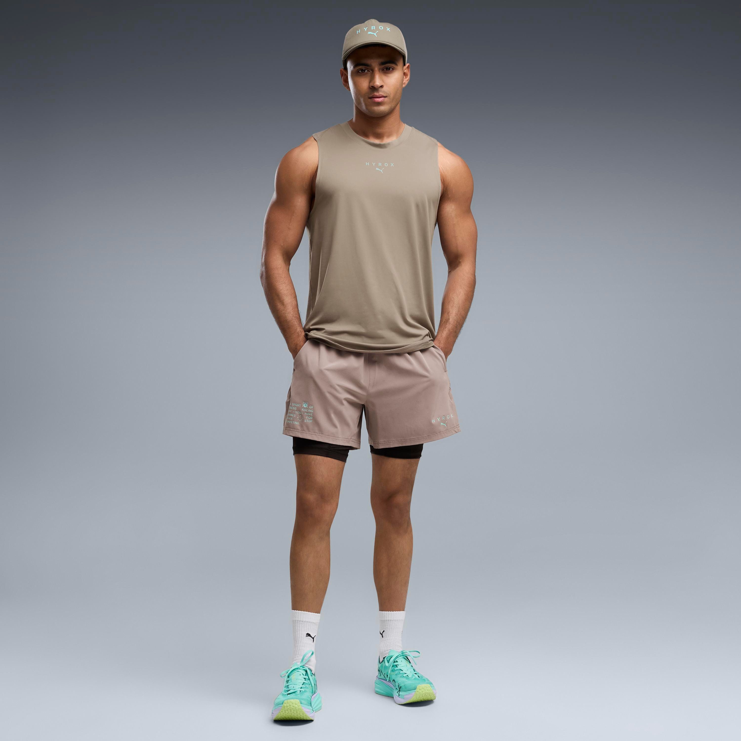 PUMA Tanktop M X HYROX CLOUDSPUN TANK ärmelloses Design, mit Rundhalsausschnitt, in normaler Länge – Bild 3 von 5