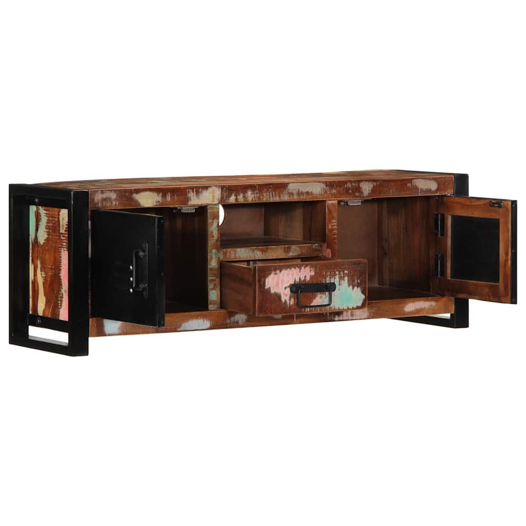 vidaXL TV-Schrank TV-Schrank 100x30x35 cm Massivholz Altholz (1-St)