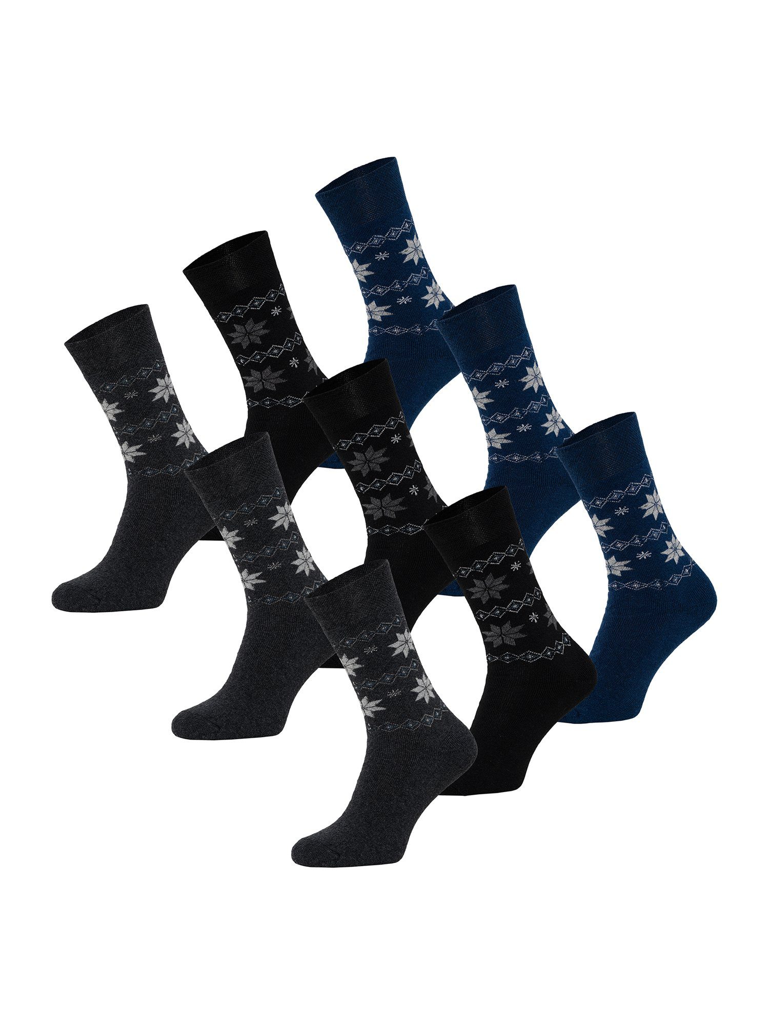 CHILI (9-Paar) Lifestyle Kristall Thermosocken Chili THERMO