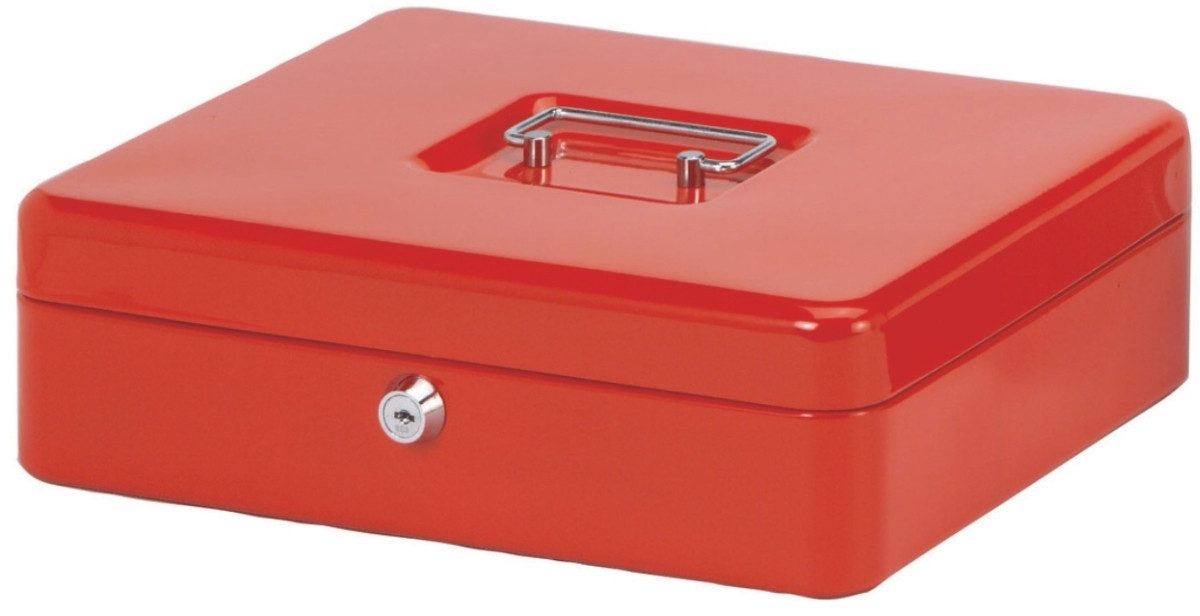 MAUL Geldkassette Geldkassette 4 30x24,5x9cm rot (10 Stück)