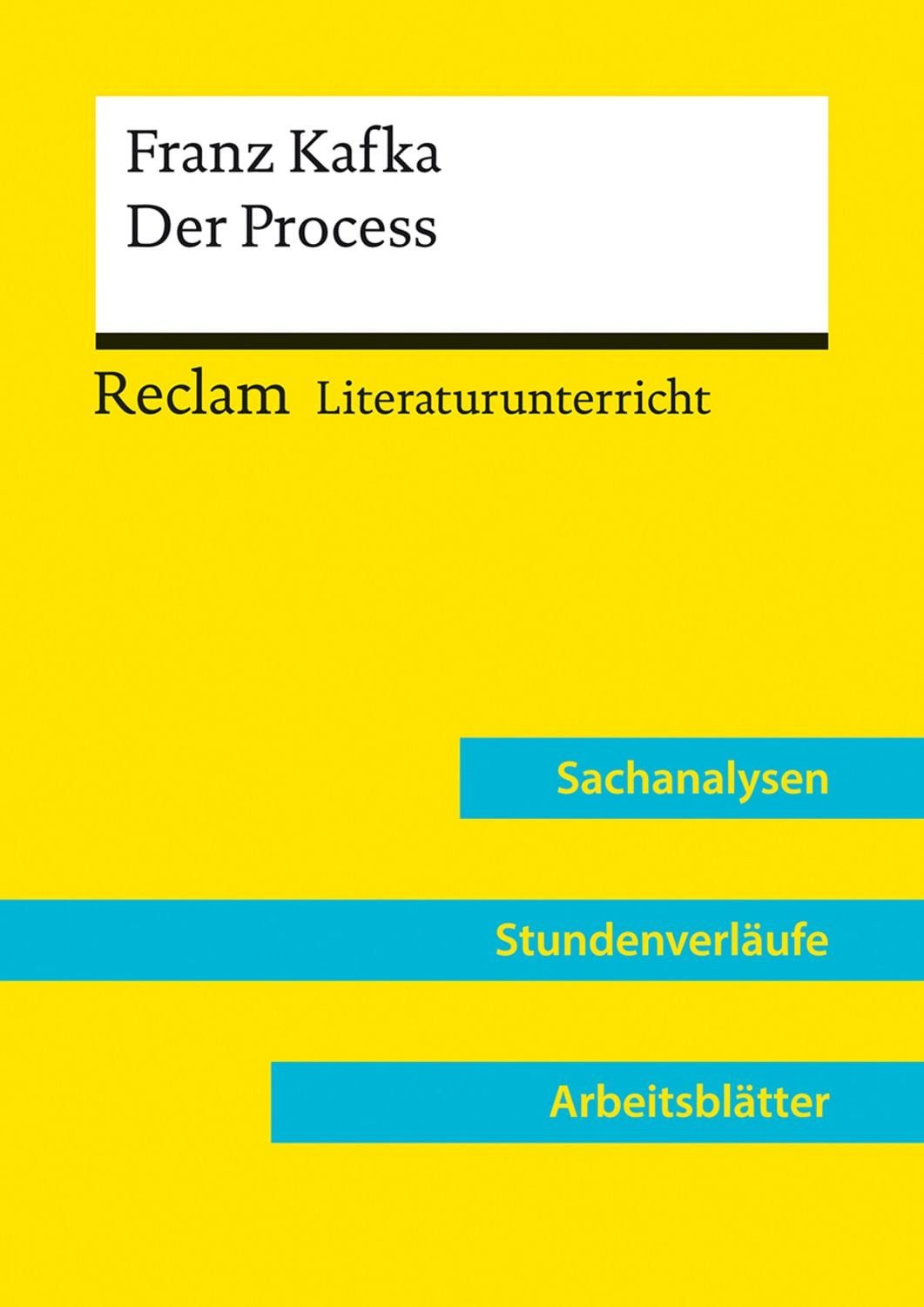 Franz Kafka: Der Process (Lehrerband) / Barbara Häckl