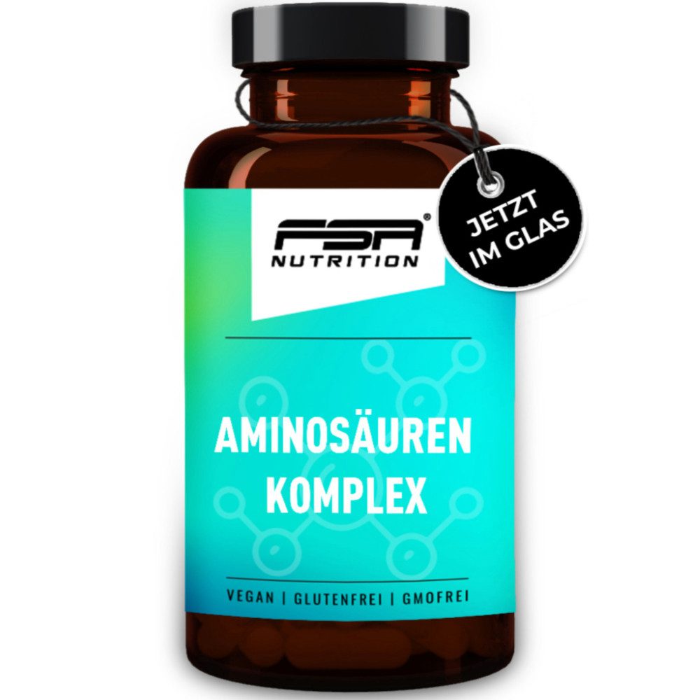 FSA NUTRITION Aminosäuren Komplex im Glas - BCAA & EAA Kapseln, 120 St., 84 g