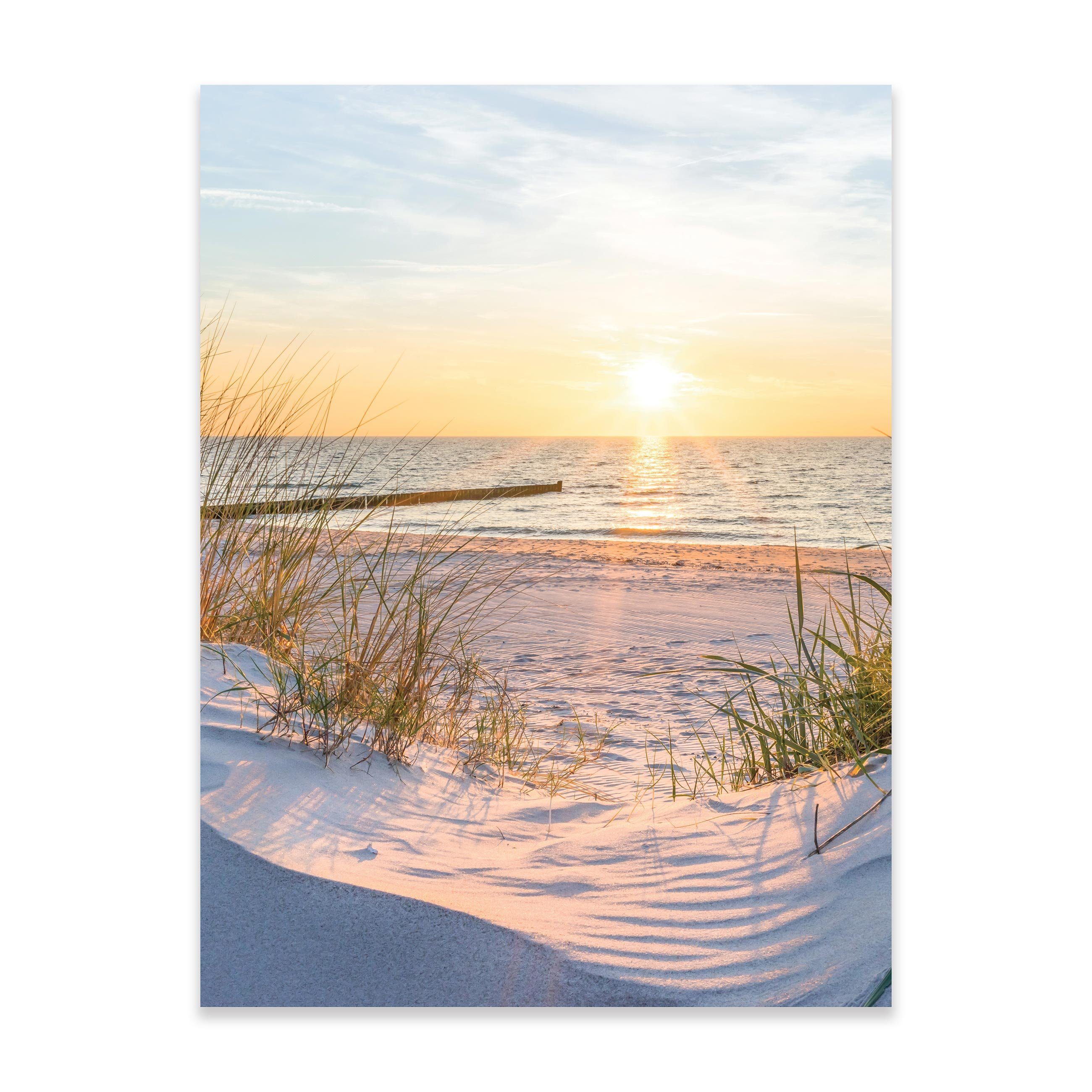 Wallarena Poster Strand Meer Natur Wohnzimmer günstig online kaufen