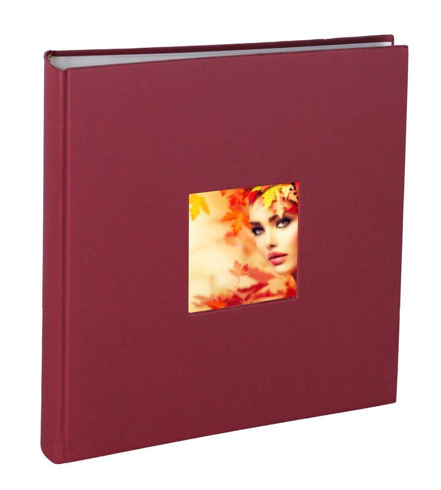 IDEAL TREND Fotoalbum Flair Fotoalbum 30x30 cm 100 weiße Seiten Seiten Jumbo Buchalbum Fotob