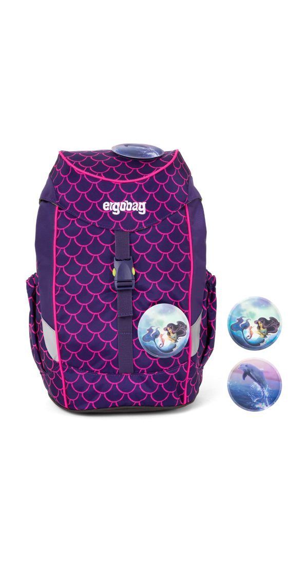 ergobag Kinderrucksack mini, mit Hüft- & Brustgurt für einen ergonomischen Sitz