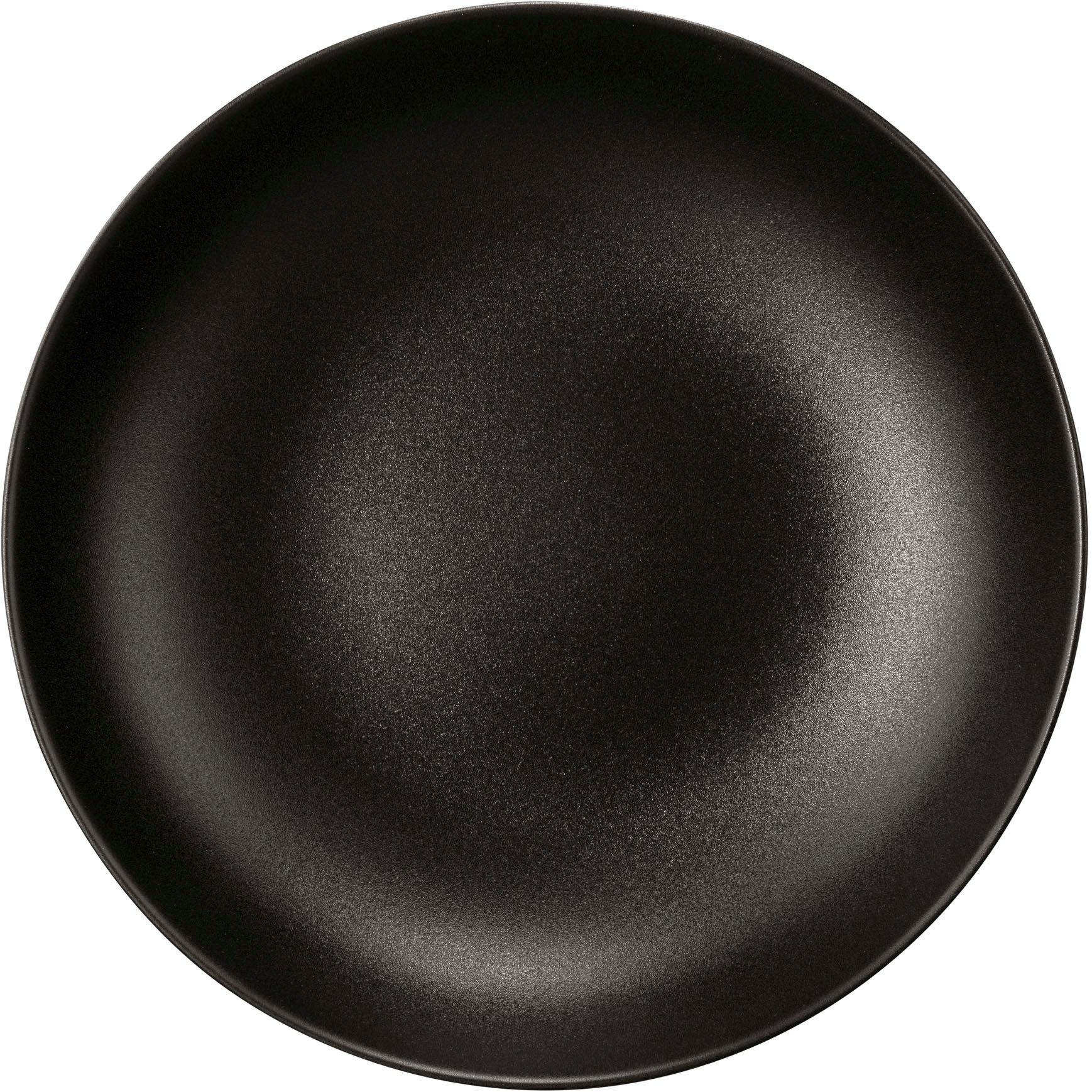 Seltmann Weiden Suppenteller Liberty - Velvet Black, (1 St), Teller rund 21 cm