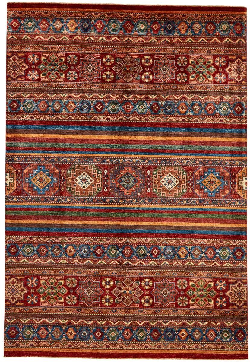 Orientteppich Arijana Shaal 216x310 Handgeknüpfter Orientteppich, Nain Trading, rechteckig, Höhe: 5 mm