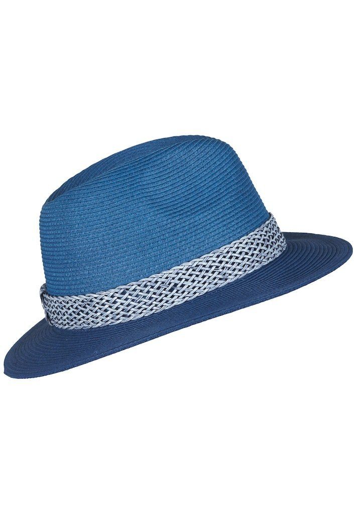 Loevenich Strohhut Fedora Hut Kunstledergarnitur günstig online kaufen