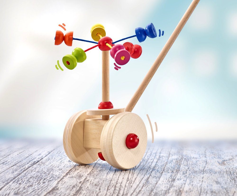 Selecta Schiebestab Kleinkindwelt Holz Schiebespielzeug Karussell günstig online kaufen