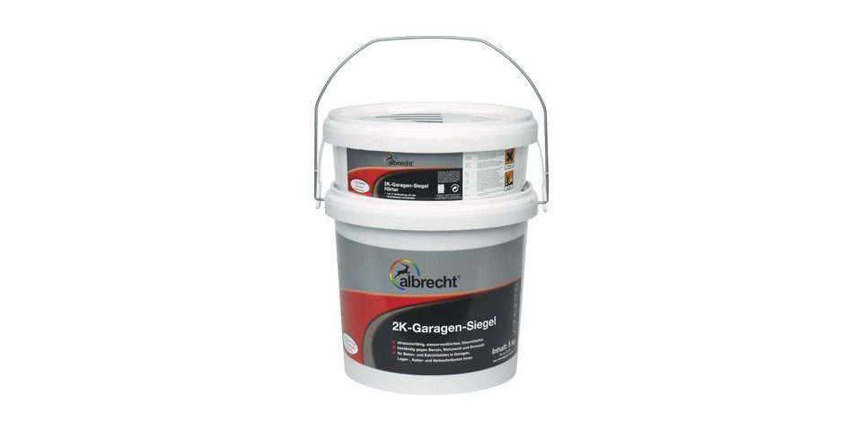 Albrecht Zementfarbe Albrecht 2K-Garagen-Siegel 5 kg RAL 7030 steingrau