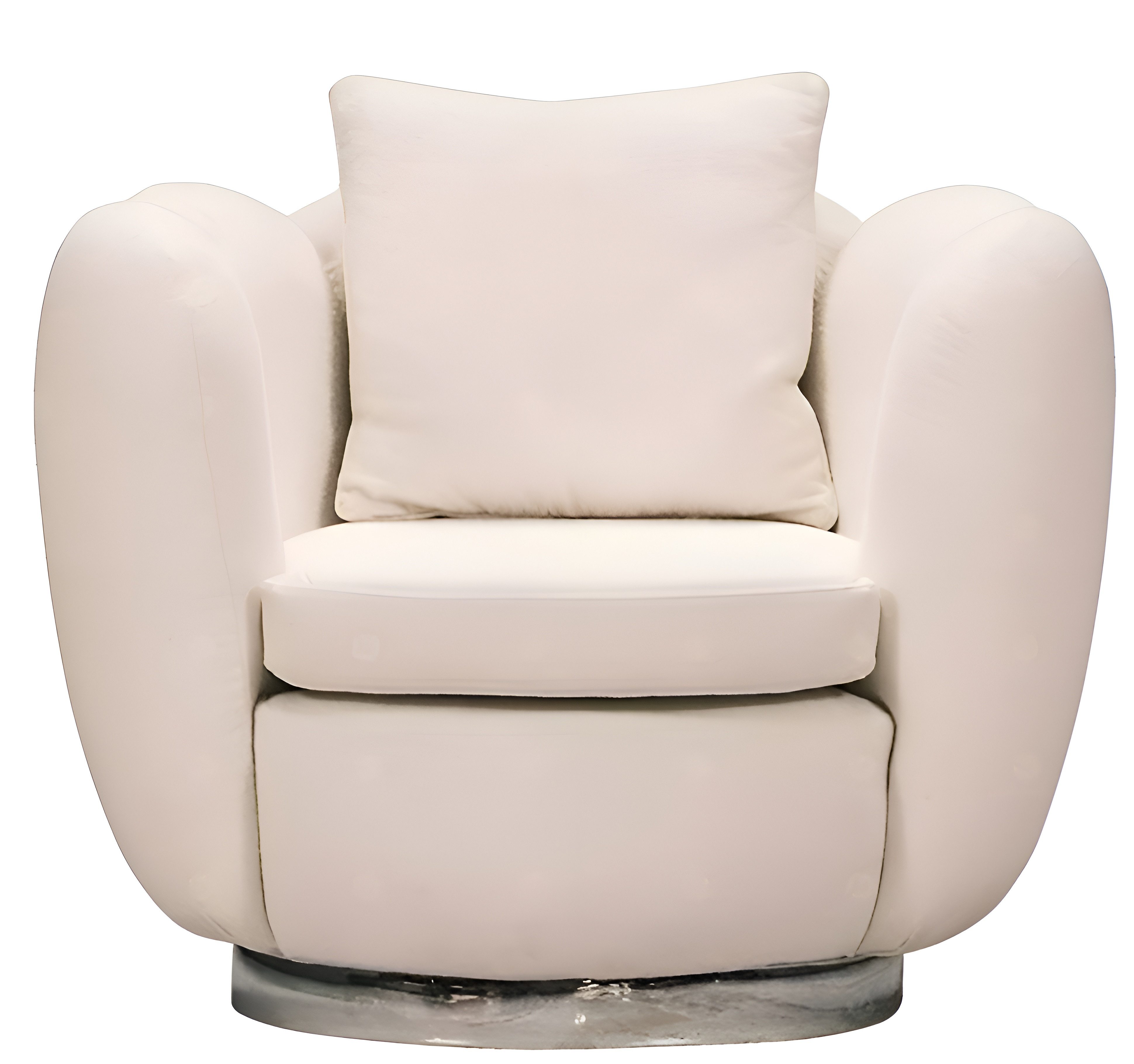 Xlmoebel Loungesessel Beiger Stoff-Sessel im modernen Design für stilvolle Räume (1-St., Sessel), Hergestellt in Europa