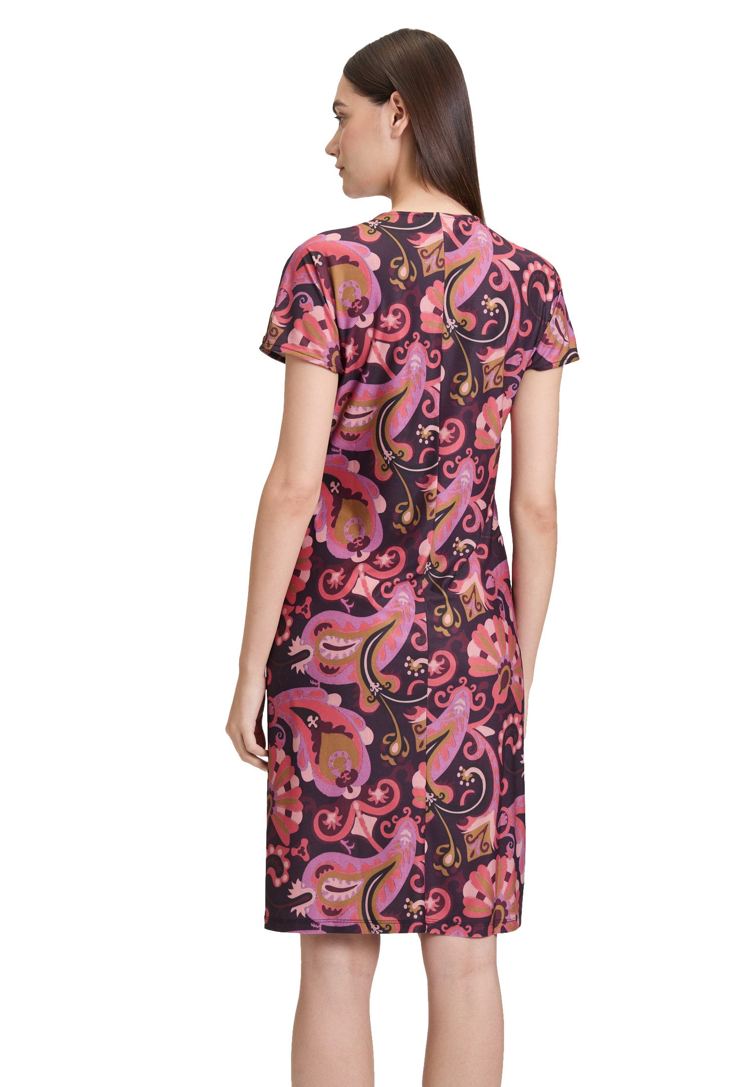 Cartoon Jerseykleid Damen mit Raffung