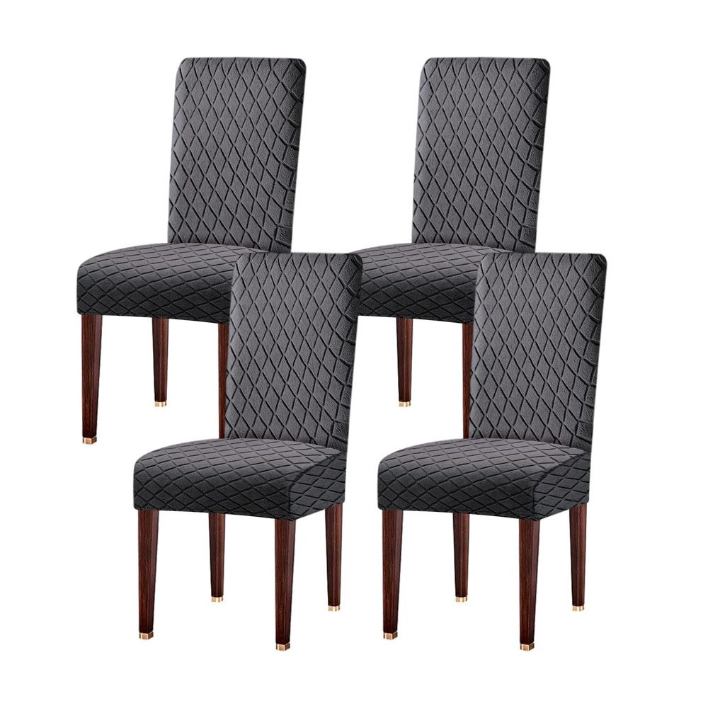 Sitzflächenhusse Premium Wasserdicht Esszimmer Stuhl Abdeckungen, Stretch Hohen