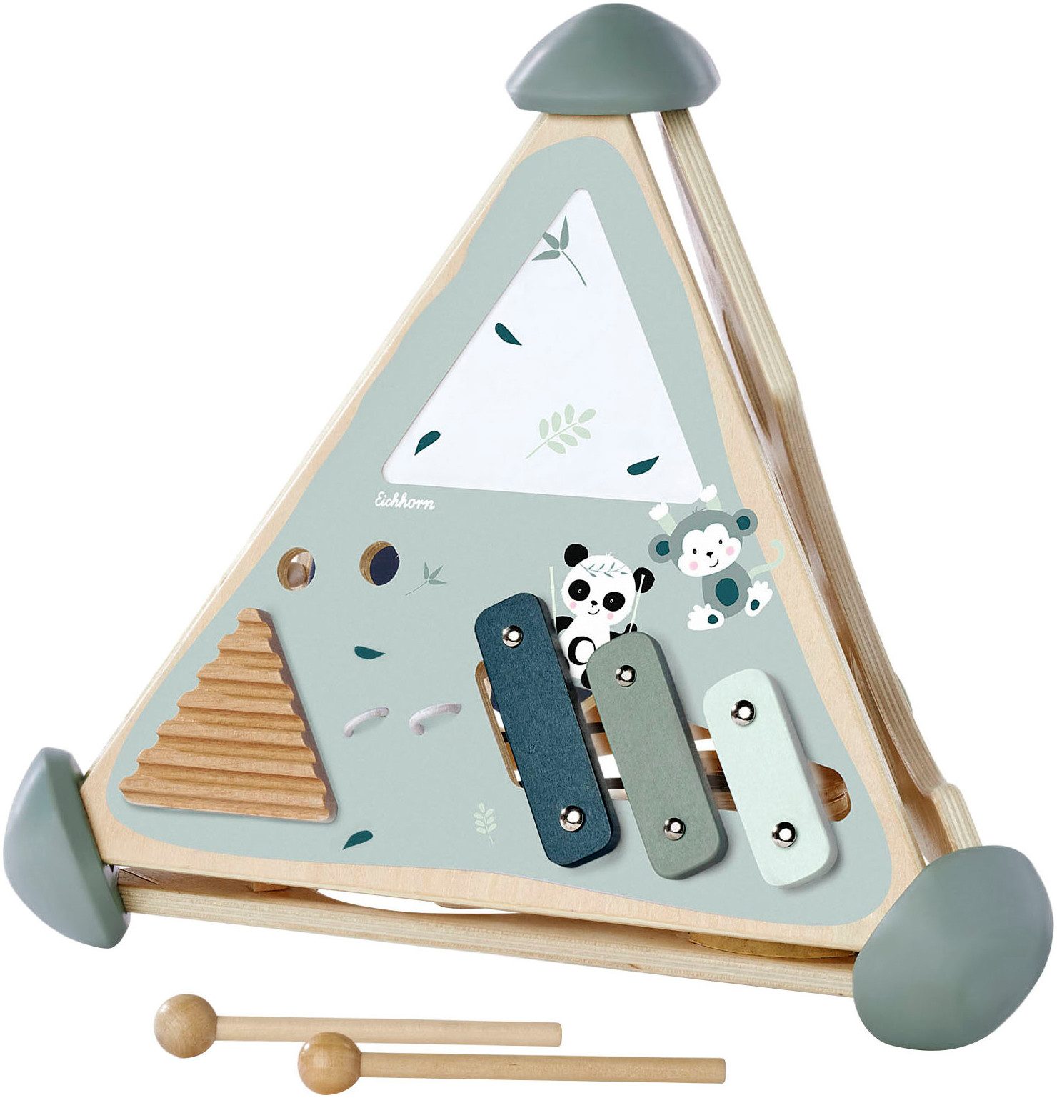 Eichhorn Steckspielzeug Spielcenter Pyramide, (16-tlg)