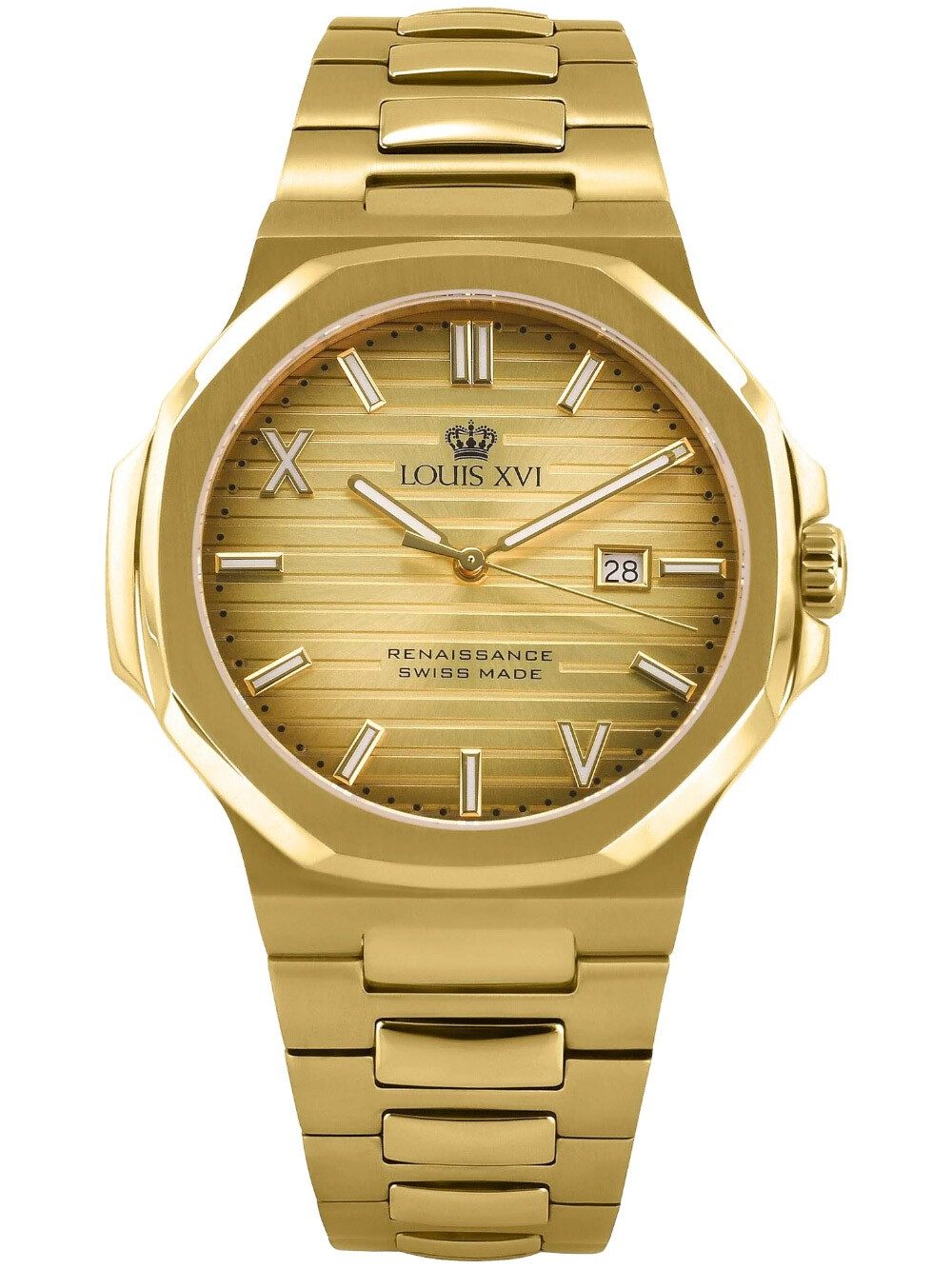 LOUIS XVI Quarzuhr Louis XVI LXVI1600 Herrenuhr Renaissance 40mm 5ATM Louis XVI LXVI1600 Herrenuhr Renaissance 40mm 5ATM