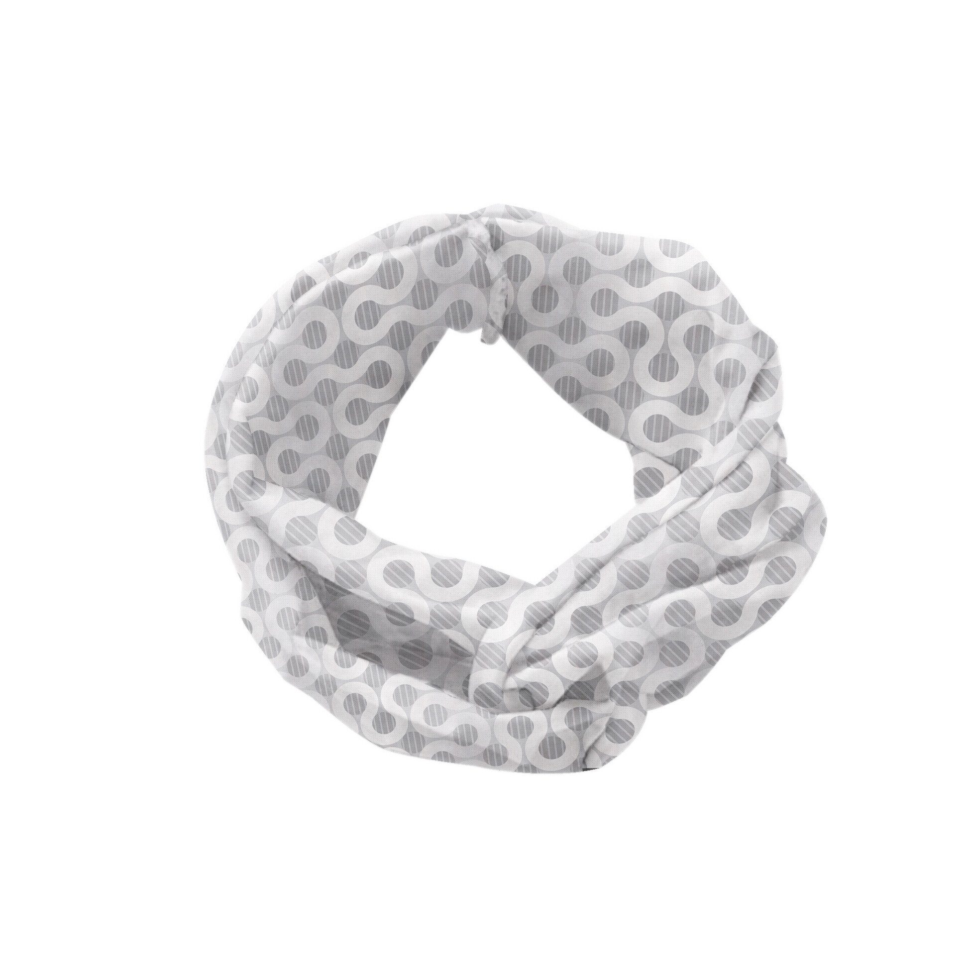 Elastisch und Oval alltags Grau Rund und Pattern Abakuhaus Stirnband accessories Weiß Angenehme