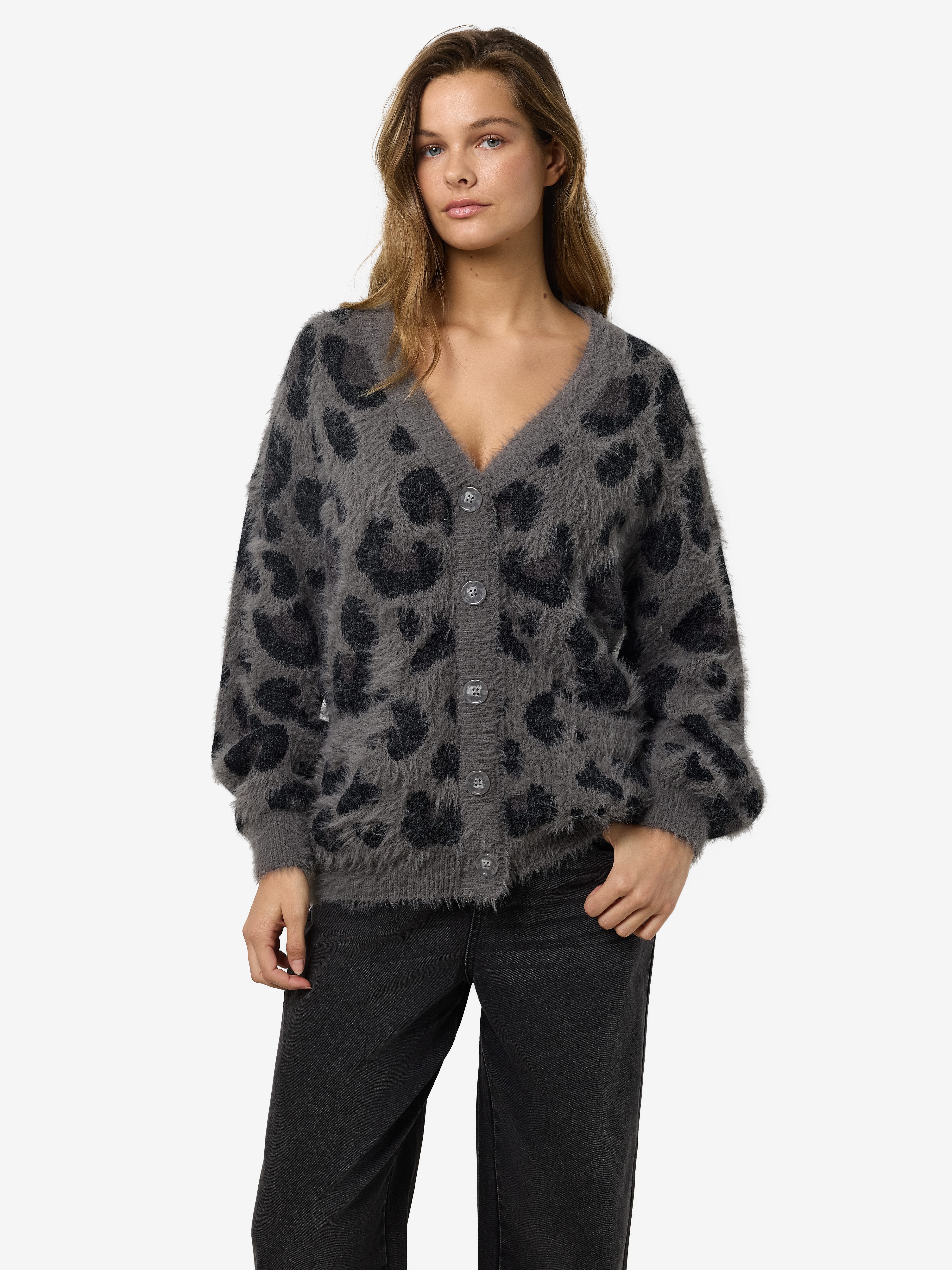 Noisy may Strickjacke NMFLYNN L/S V-NECK günstig online kaufen