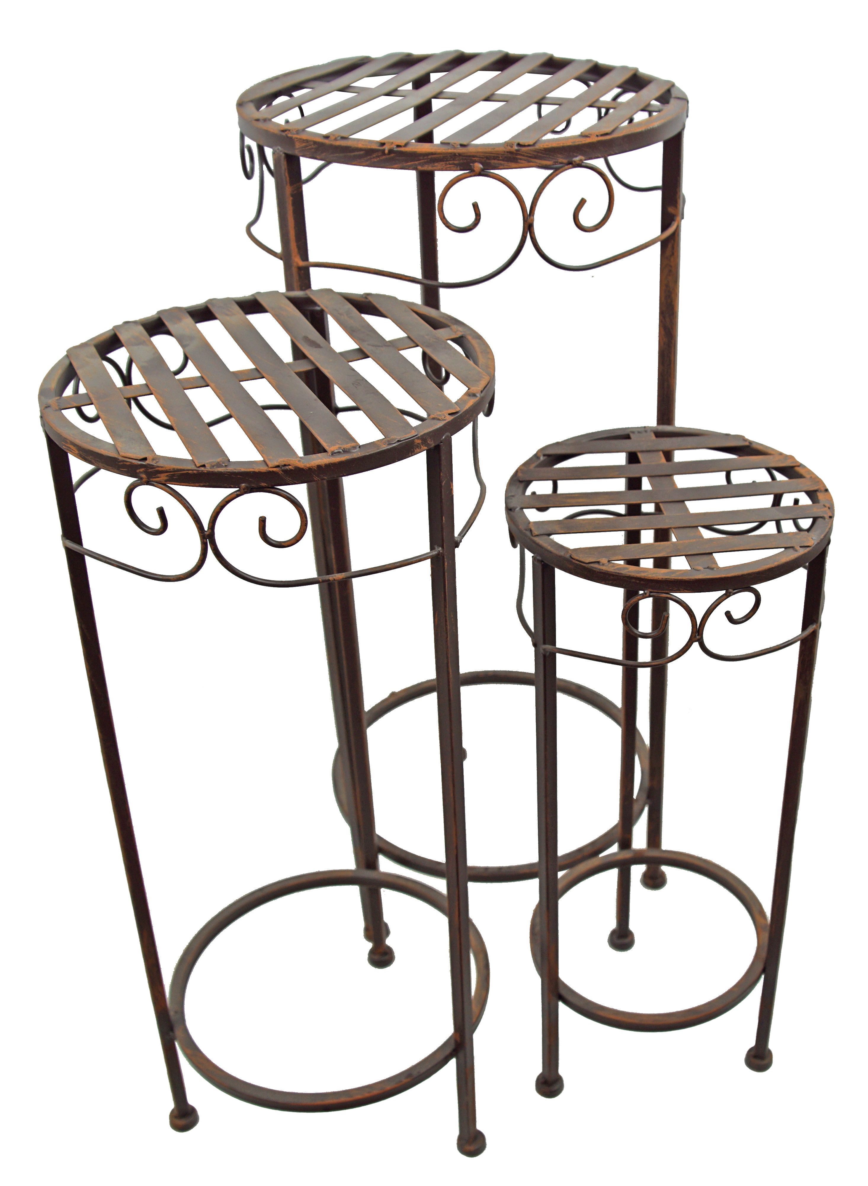 eisen blumenständer Steckkorb Eisen 110 cm dunkelrost – Blumenständer Gartendeko – Dekolina main image 0