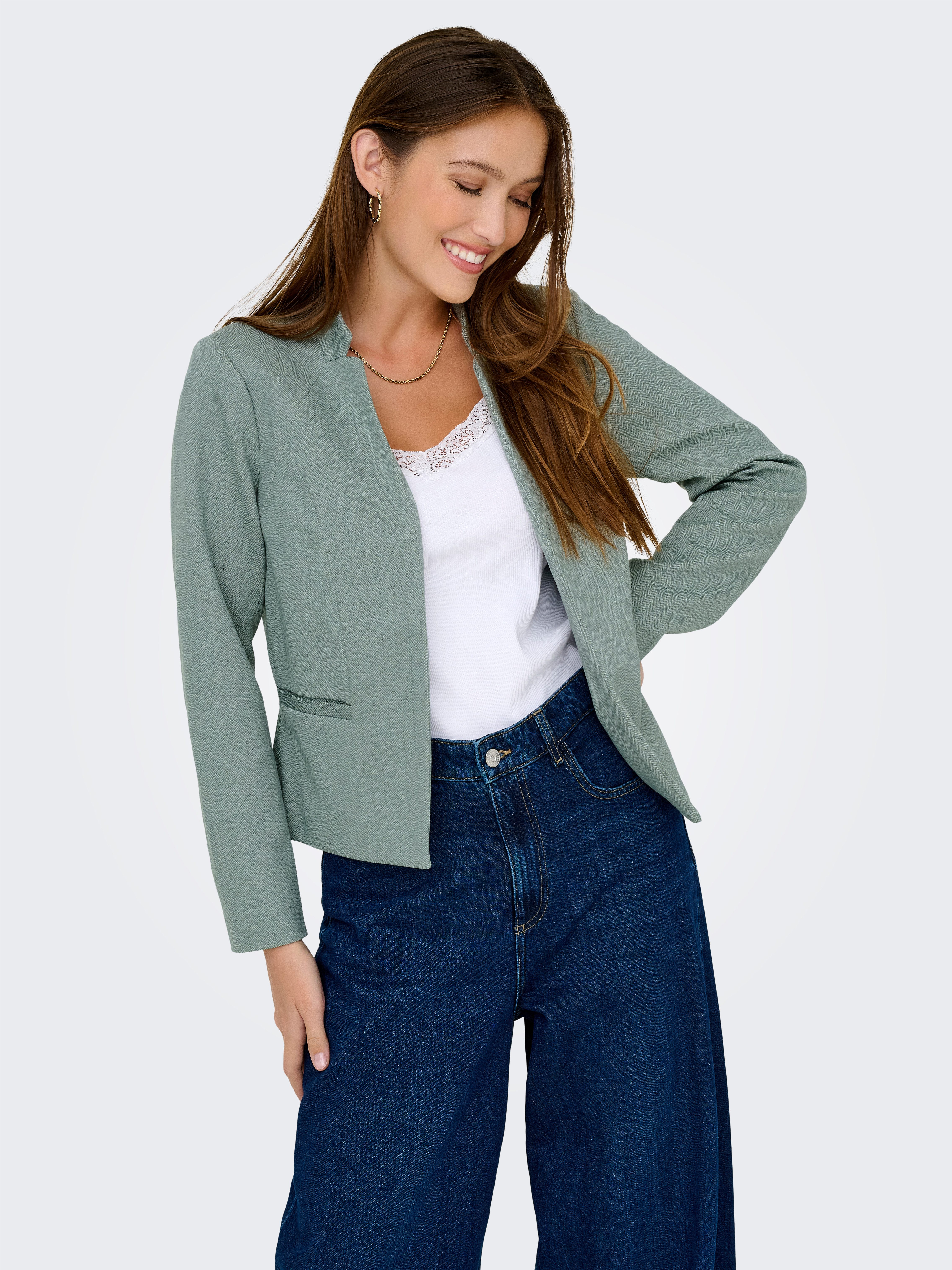 ONLY Kurzblazer ONLADDY L/S HARRINGBONE BLAZER günstig online kaufen