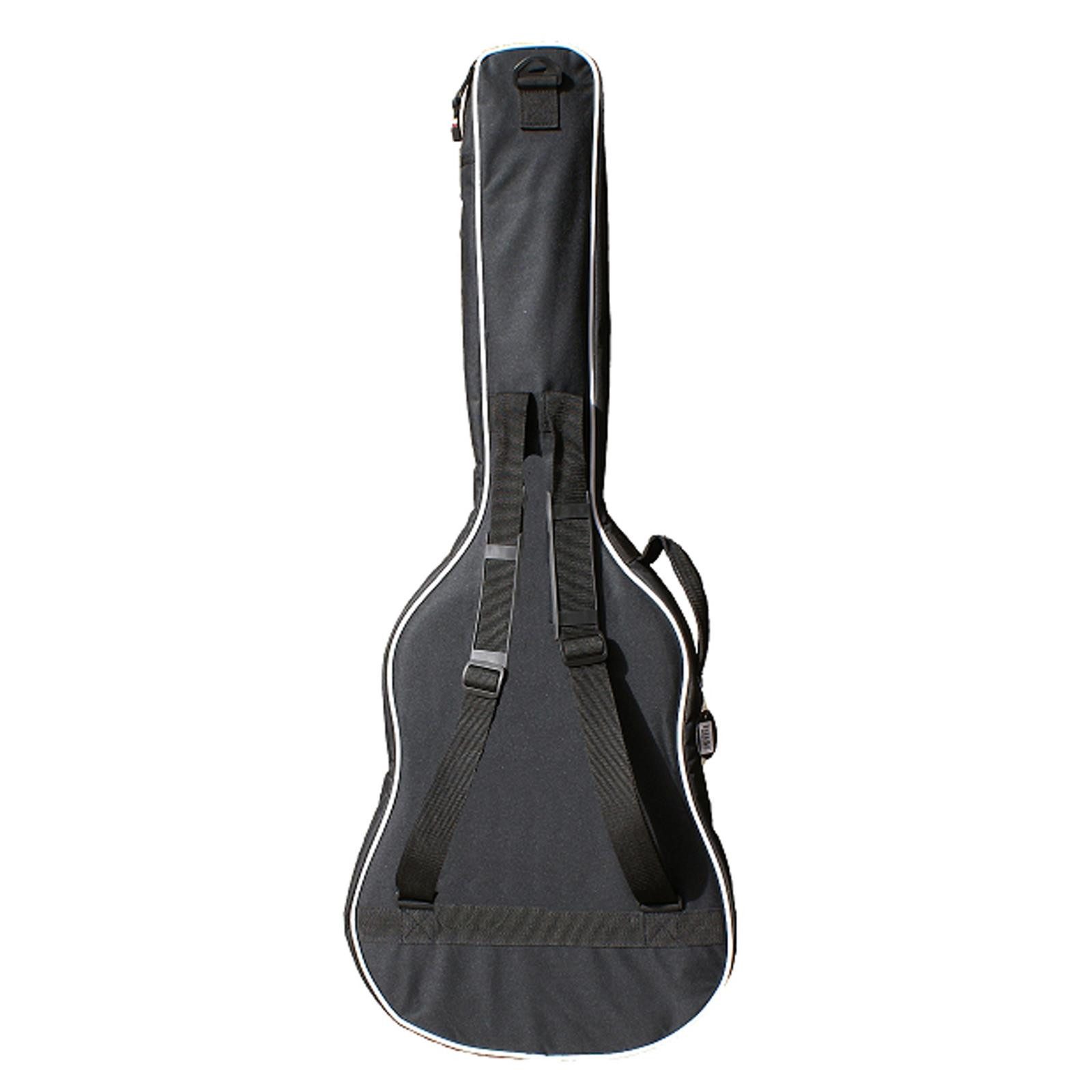 admira Gitarrentasche Klassik 10 schwarz, mit großer Zubehörtasche und praktischen Rucksackriemen