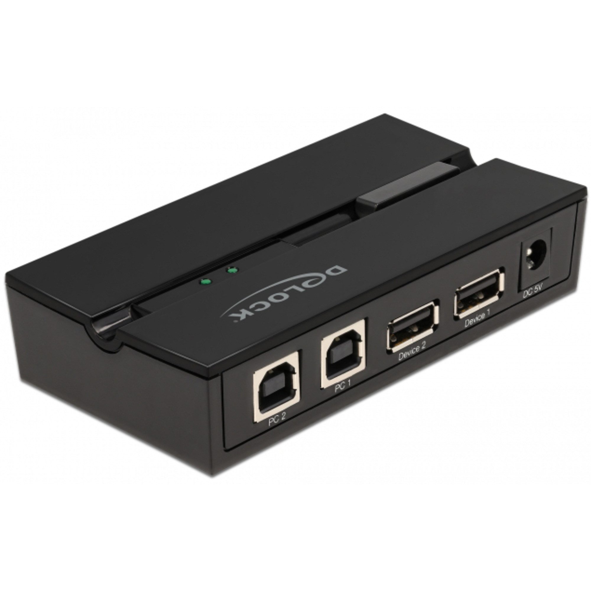 DeLOCK Delock USB 2.0 Switch f. 2 PC an 2Geräte, USB-Kabel
