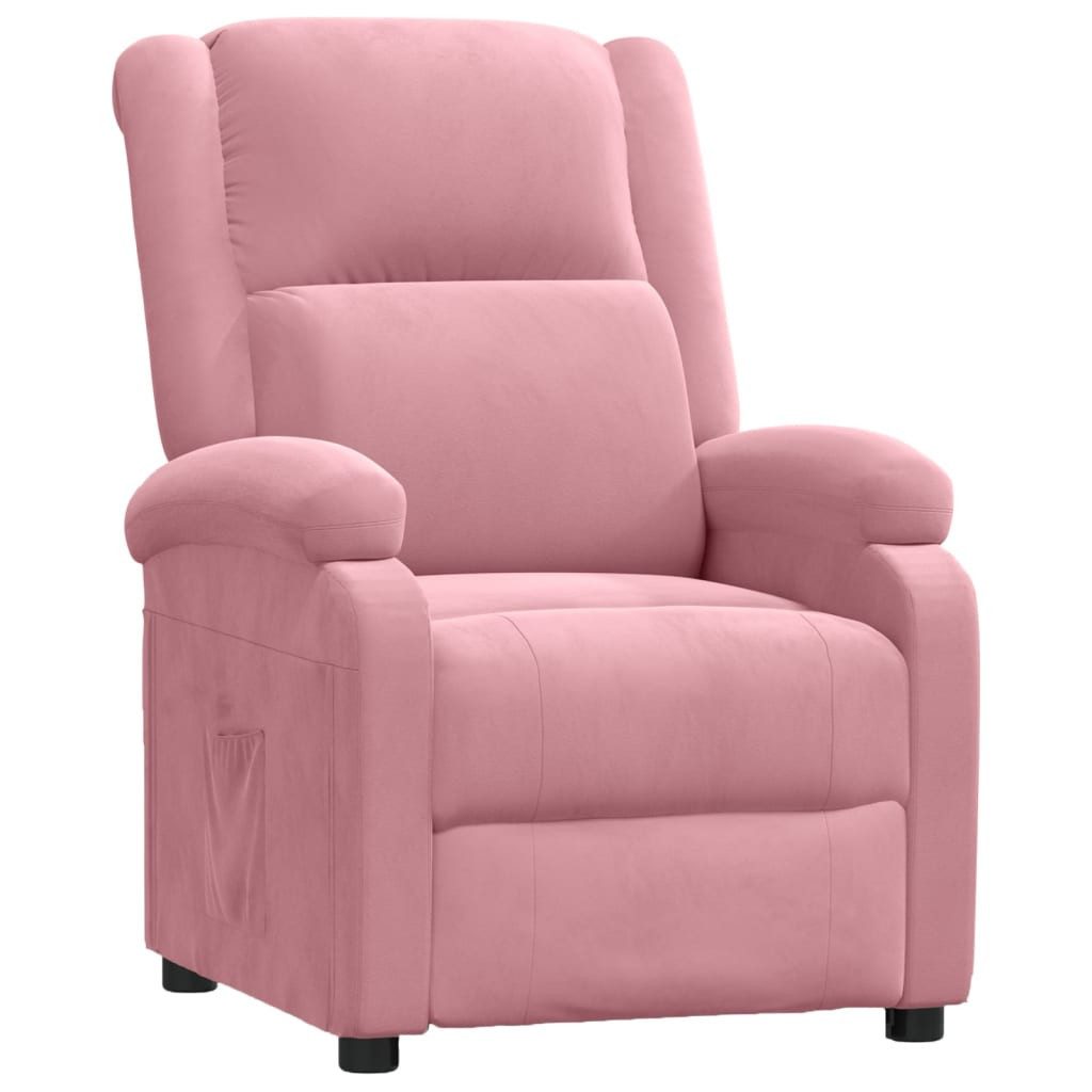 vidaXL Sessel Relaxsessel Rosa Samt (1-St) günstig online kaufen