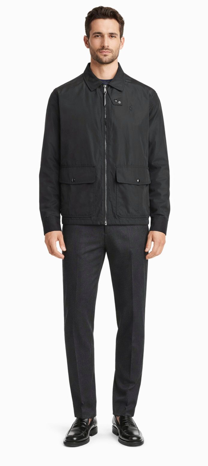 Polo Ralph Lauren Blouson Herren CLYBOURN Wasserabweisende Jacke Regular Relax Fit Für wechselhaftes Wetter geeignet ist, da sie vor Wind schützt.