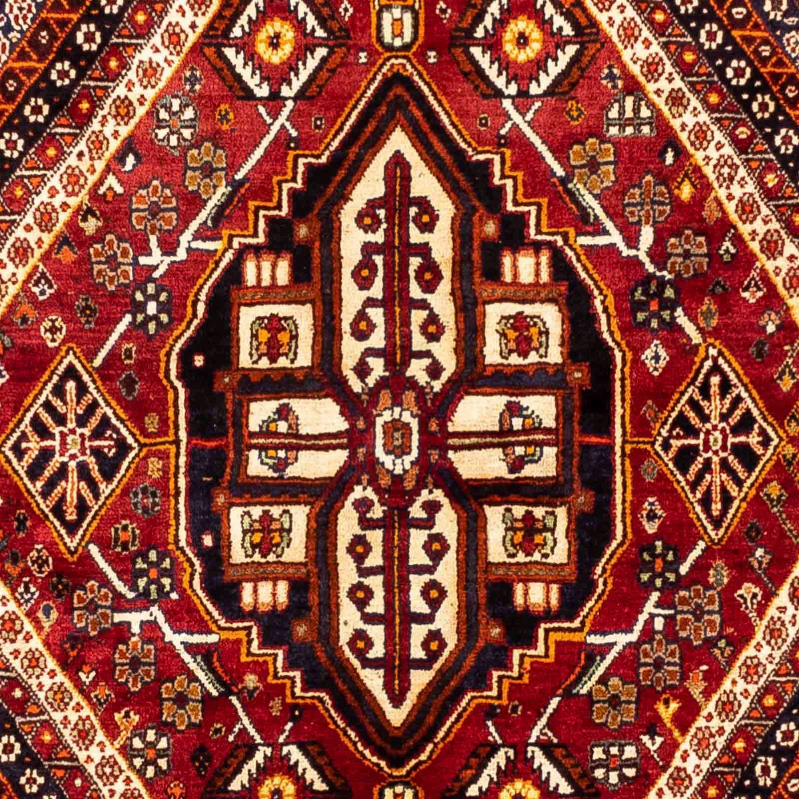 cm, mm, rechteckig, Unikat mit 160 x 1 Höhe: Shiraz Wollteppich Zertifikat morgenland, 253 Medaillon
